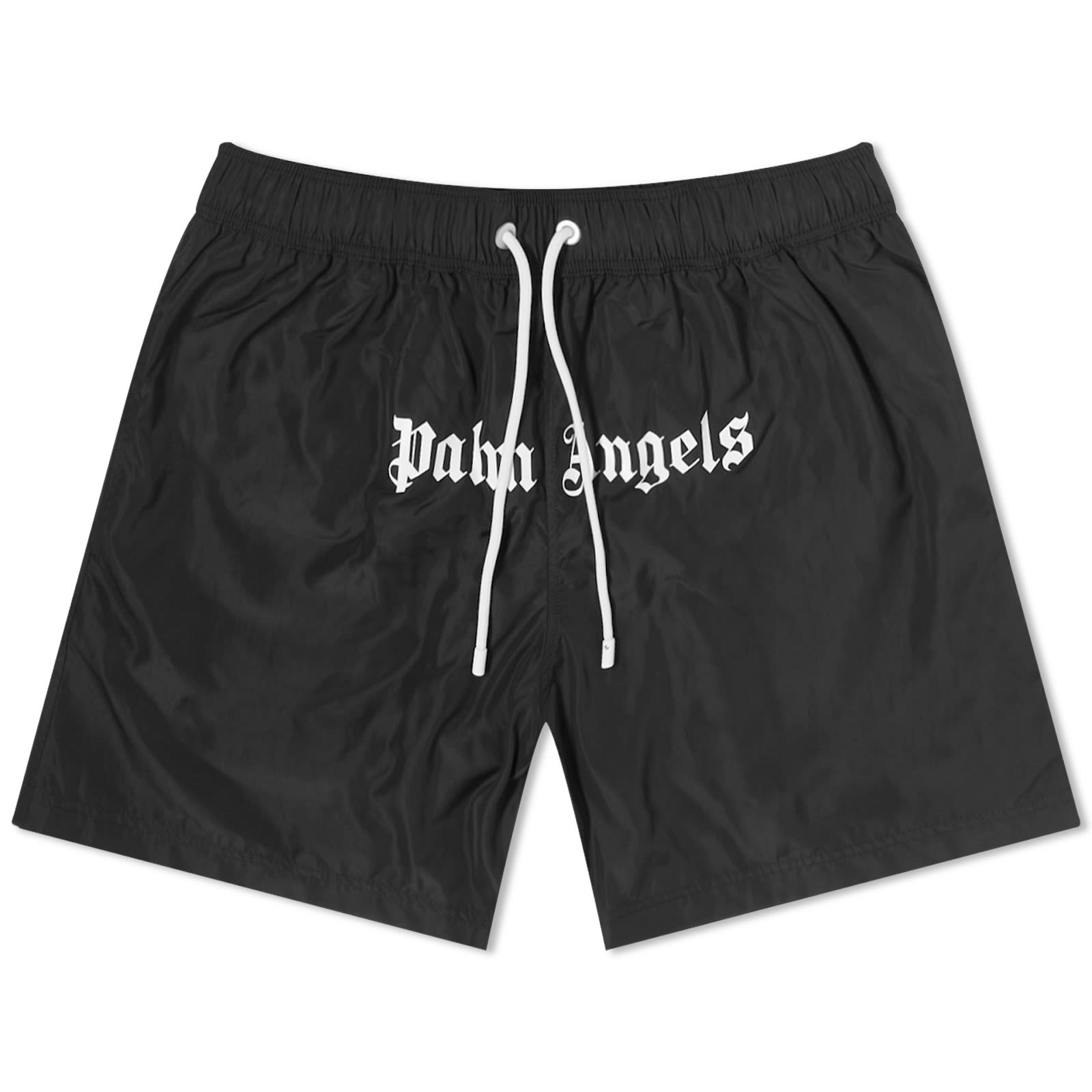 Palm Angels Logo Swim Shorts Black END. (US)