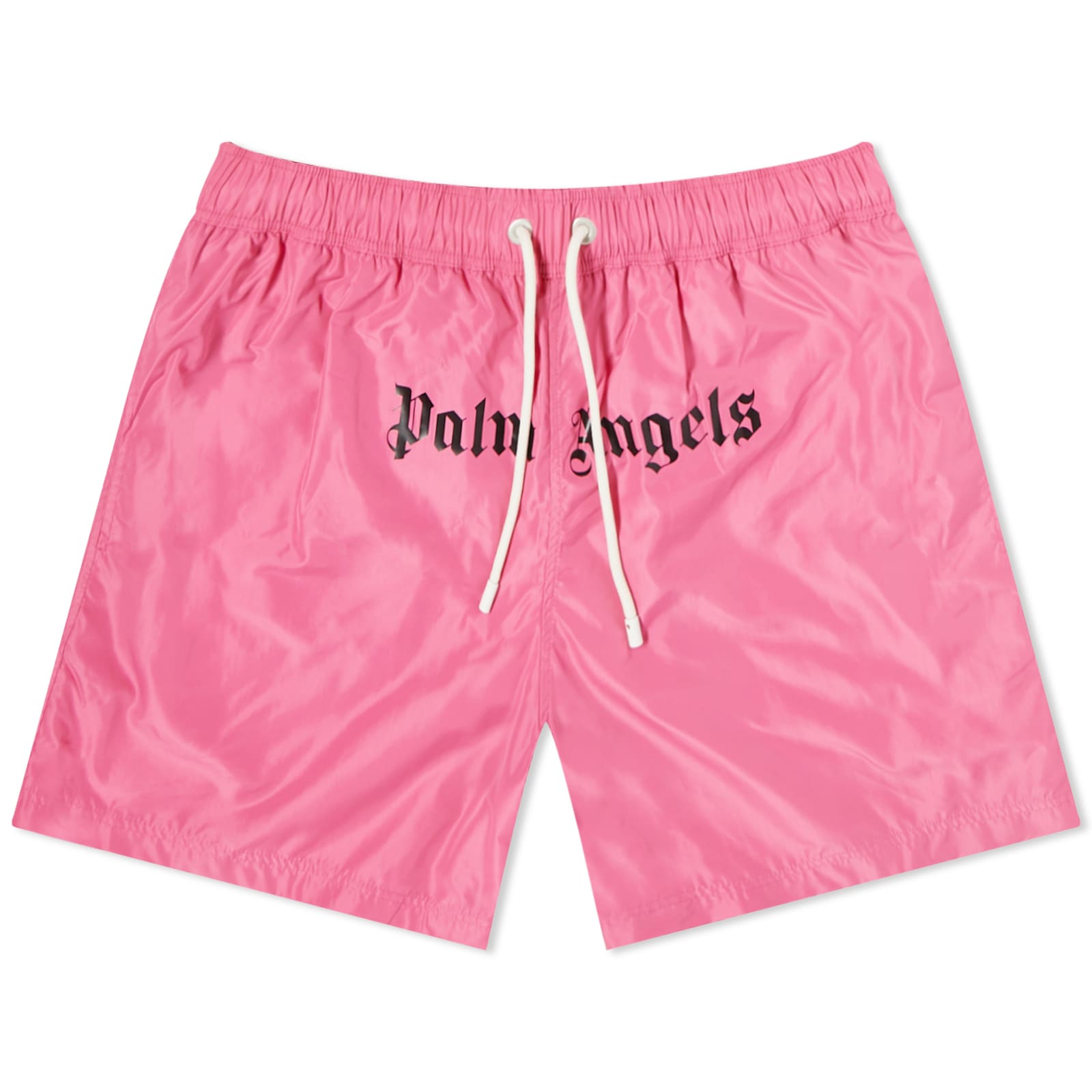 Palm Angels Logo Swim Shorts Fuschia END.