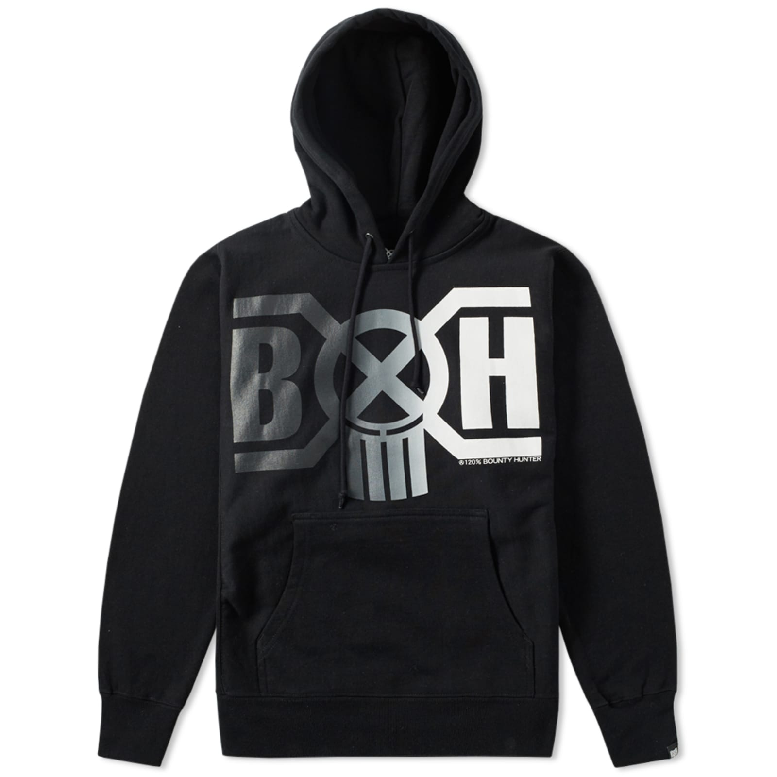 Bounty Hunter Gradation Logo Hoody Back & White END. (KR)