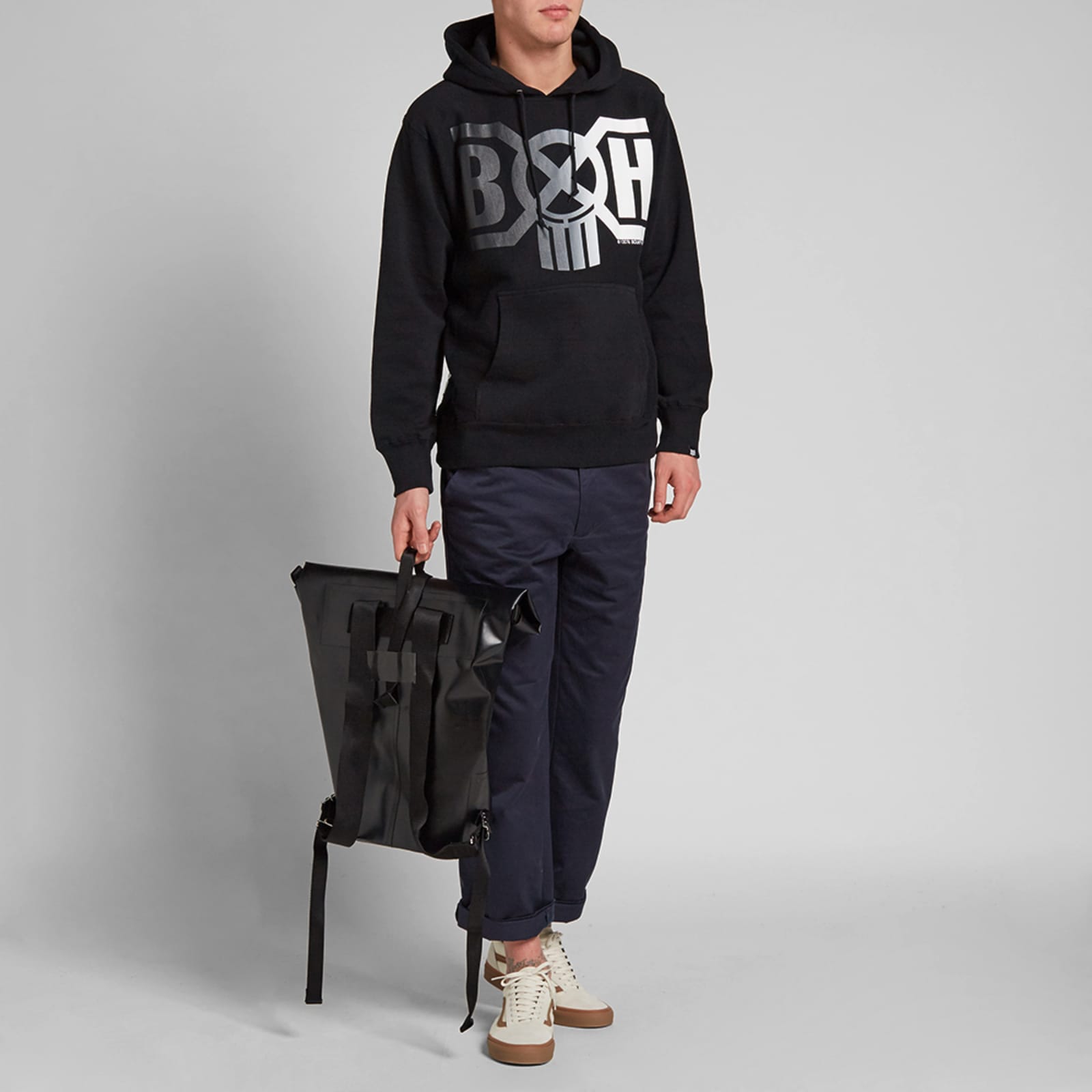 Bounty Hunter Gradation Logo Hoody Back & White END. (KR)