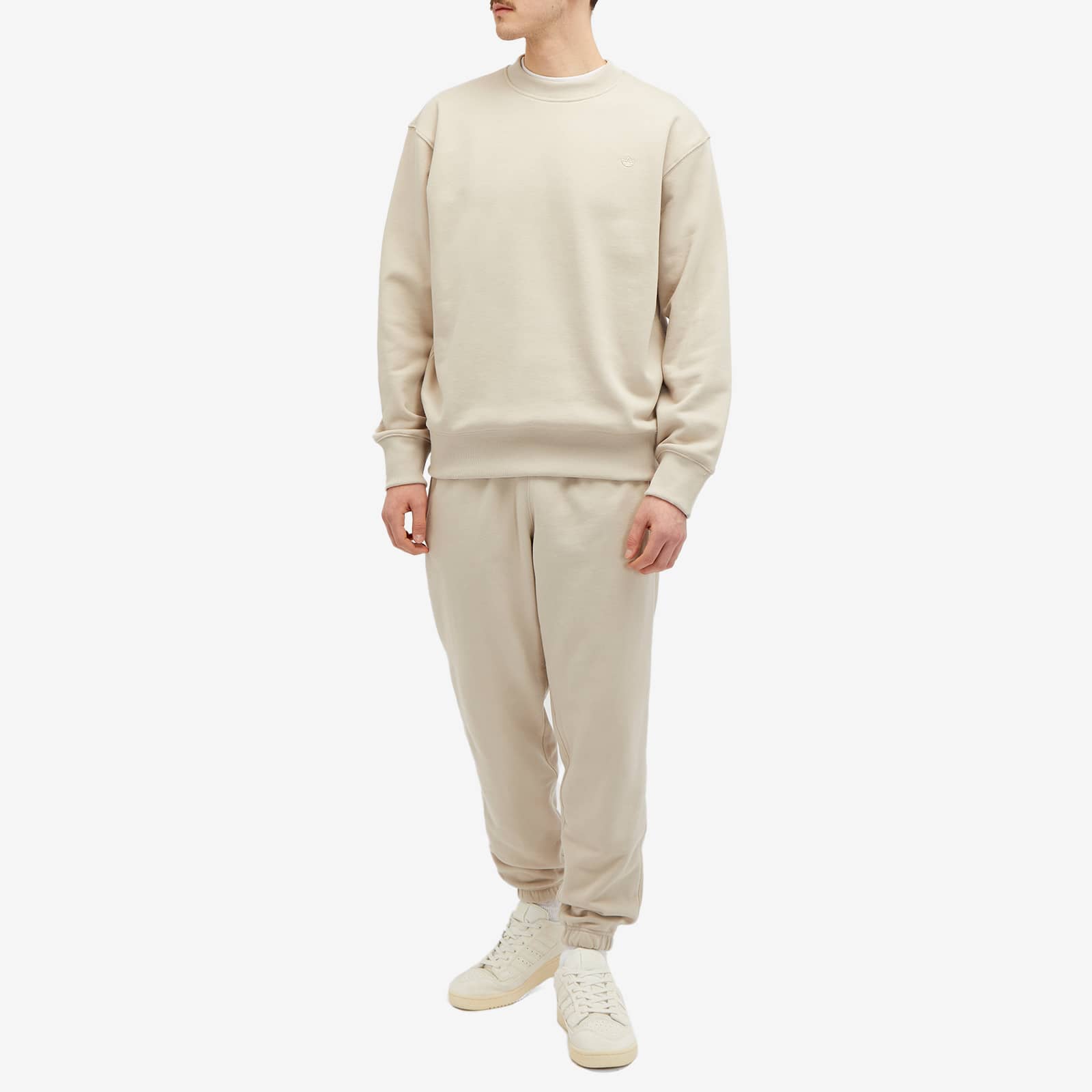 Adidas Premium Essentials Crew Wonder Beige & Wonder Beige | END. (US)