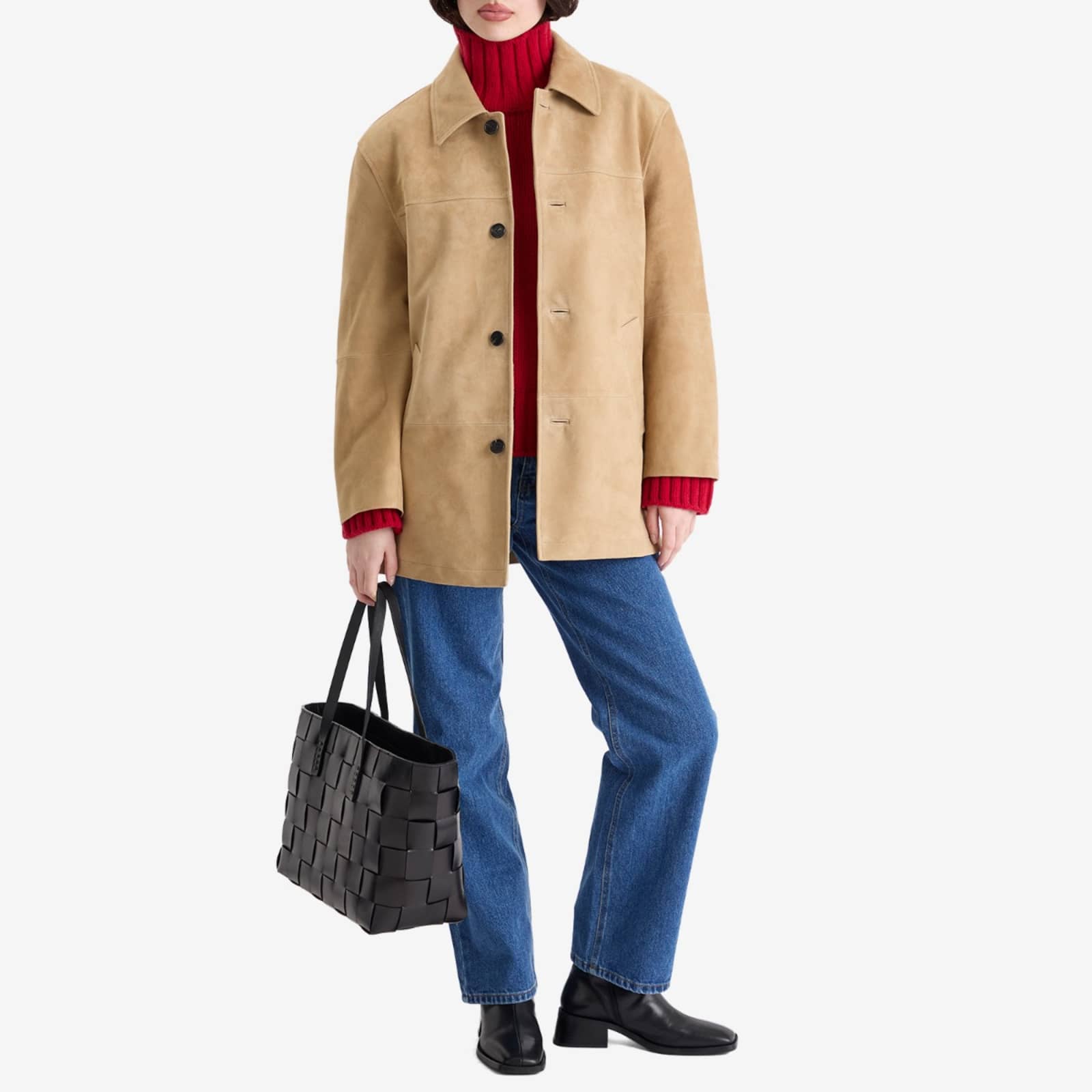 Dunst Suede Jacket - Camel Beige
