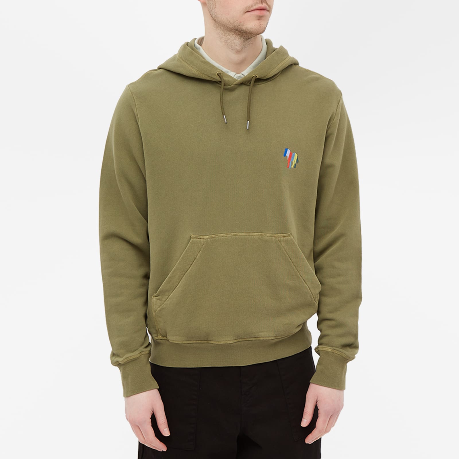 Paul Smith New Zebra Popover Hoodie - Green