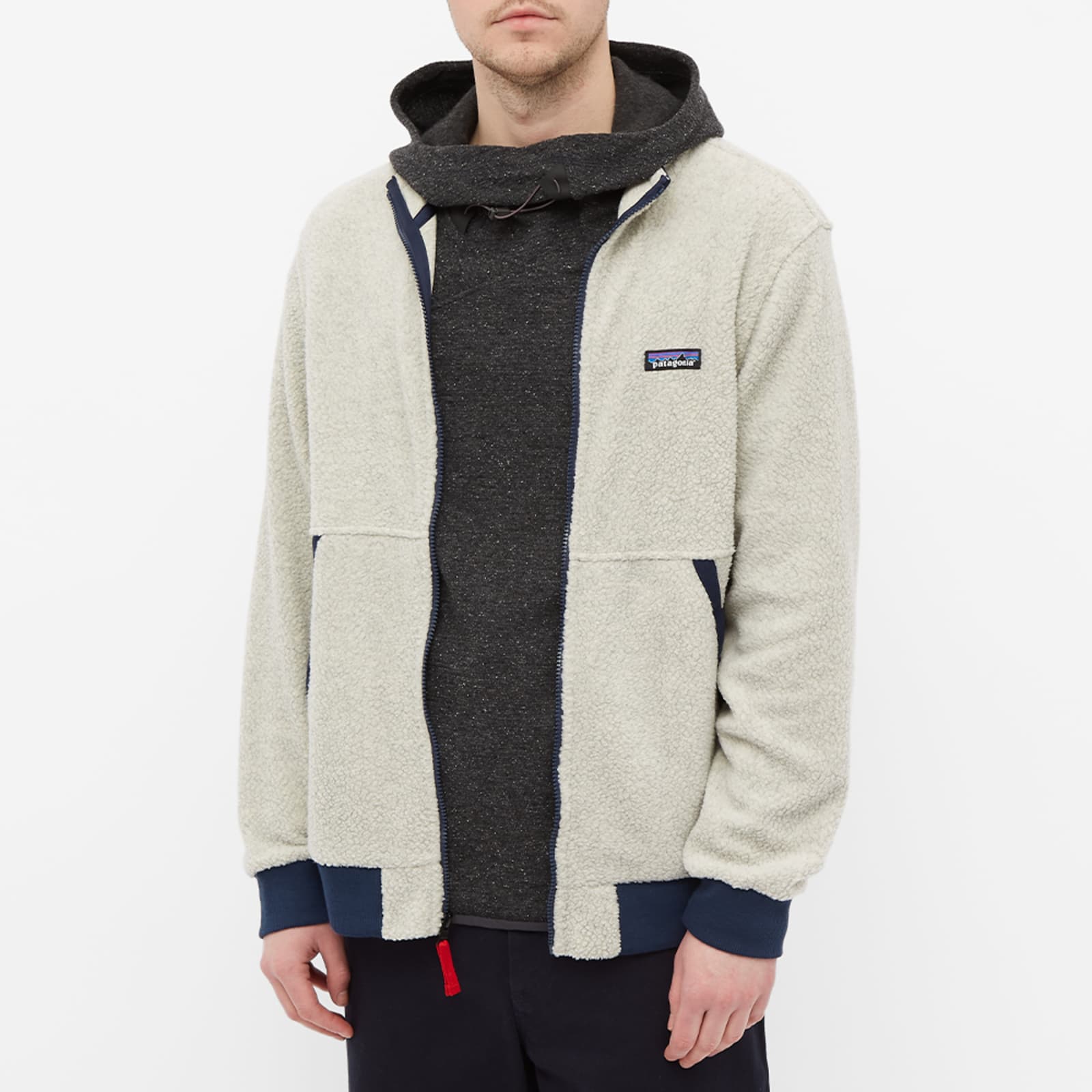 Patagonia Shearling Jacket Oatmeal Heather END.