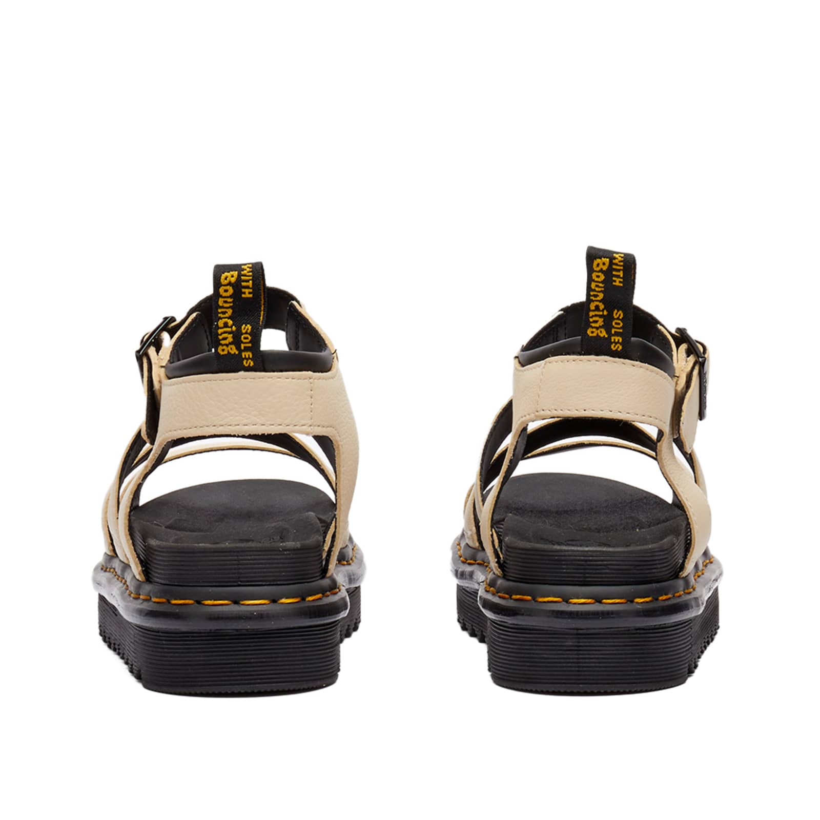 Dr. Martens Blaire 3 Strap Sandal - Parchment Beige Pisa