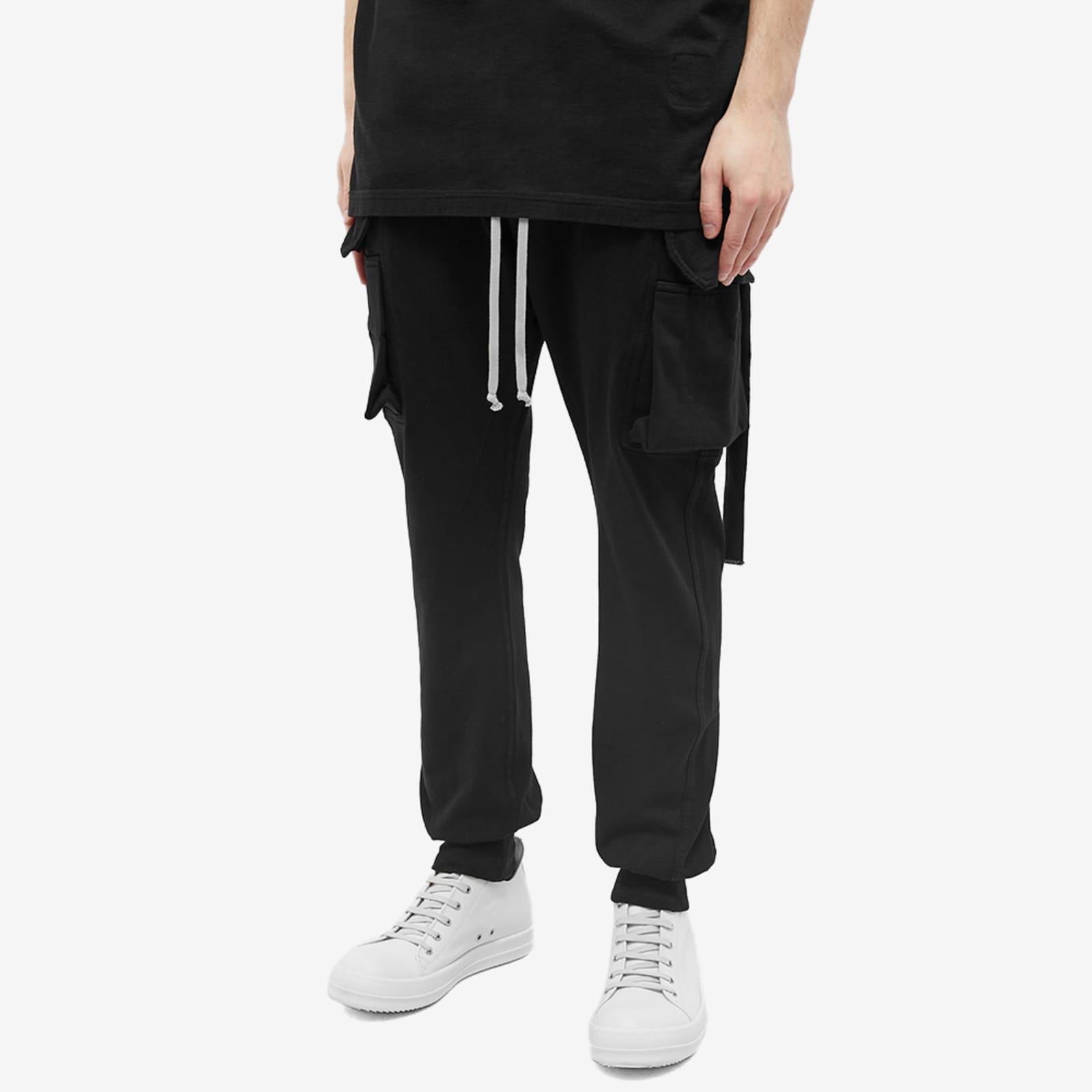 Rick Owens DRKSHDW Masterdon Cut Cargo Pant Black END. (JP)