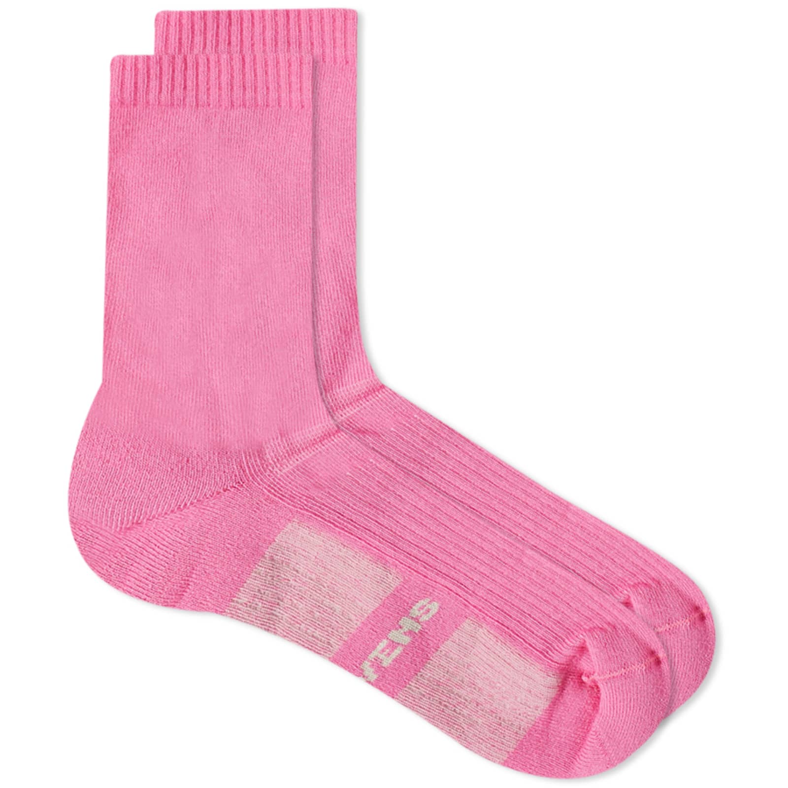 Rick Owens Glitter Sock - Hot Pink & Pearl