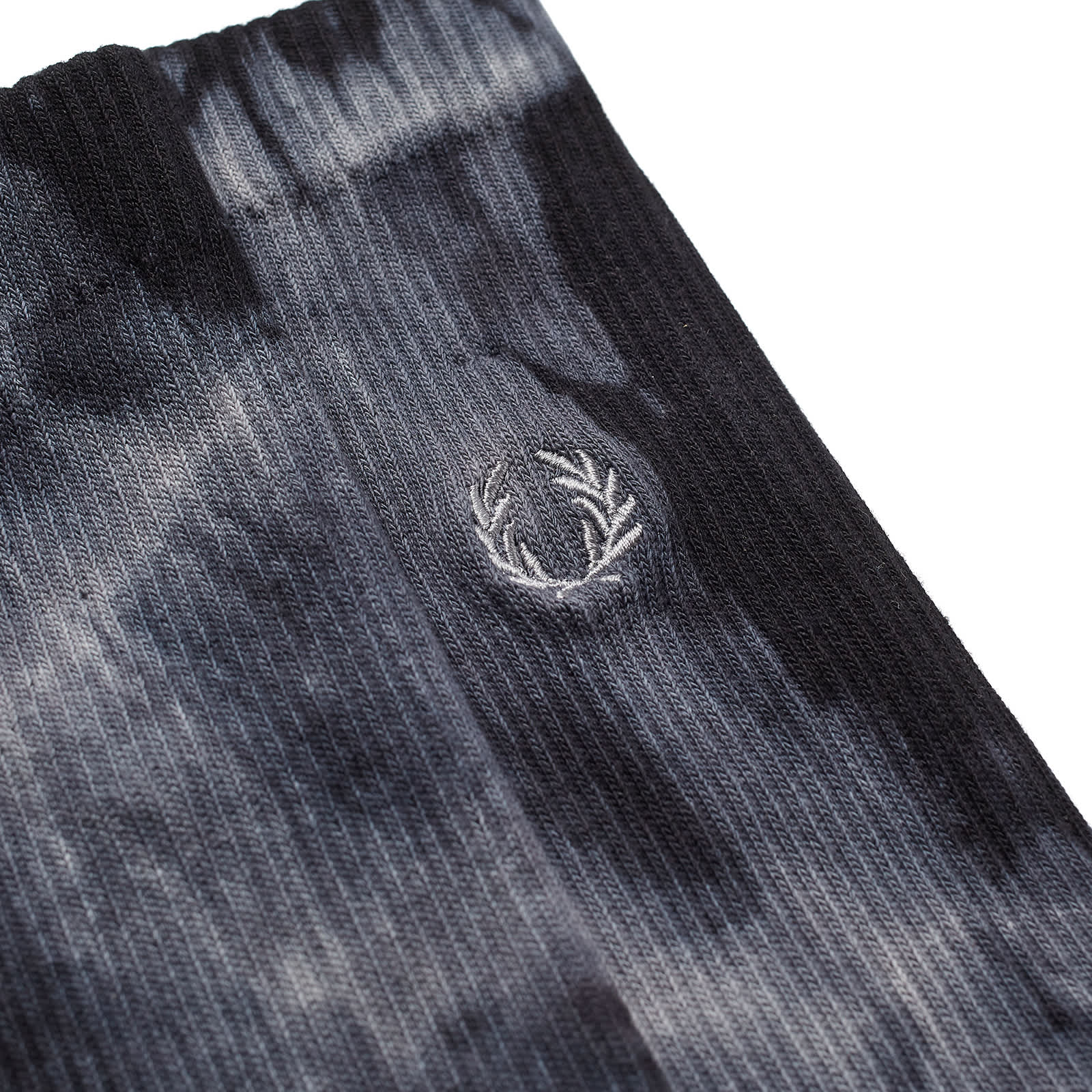 Fred Perry Tie Dye Graphic Sock - Black