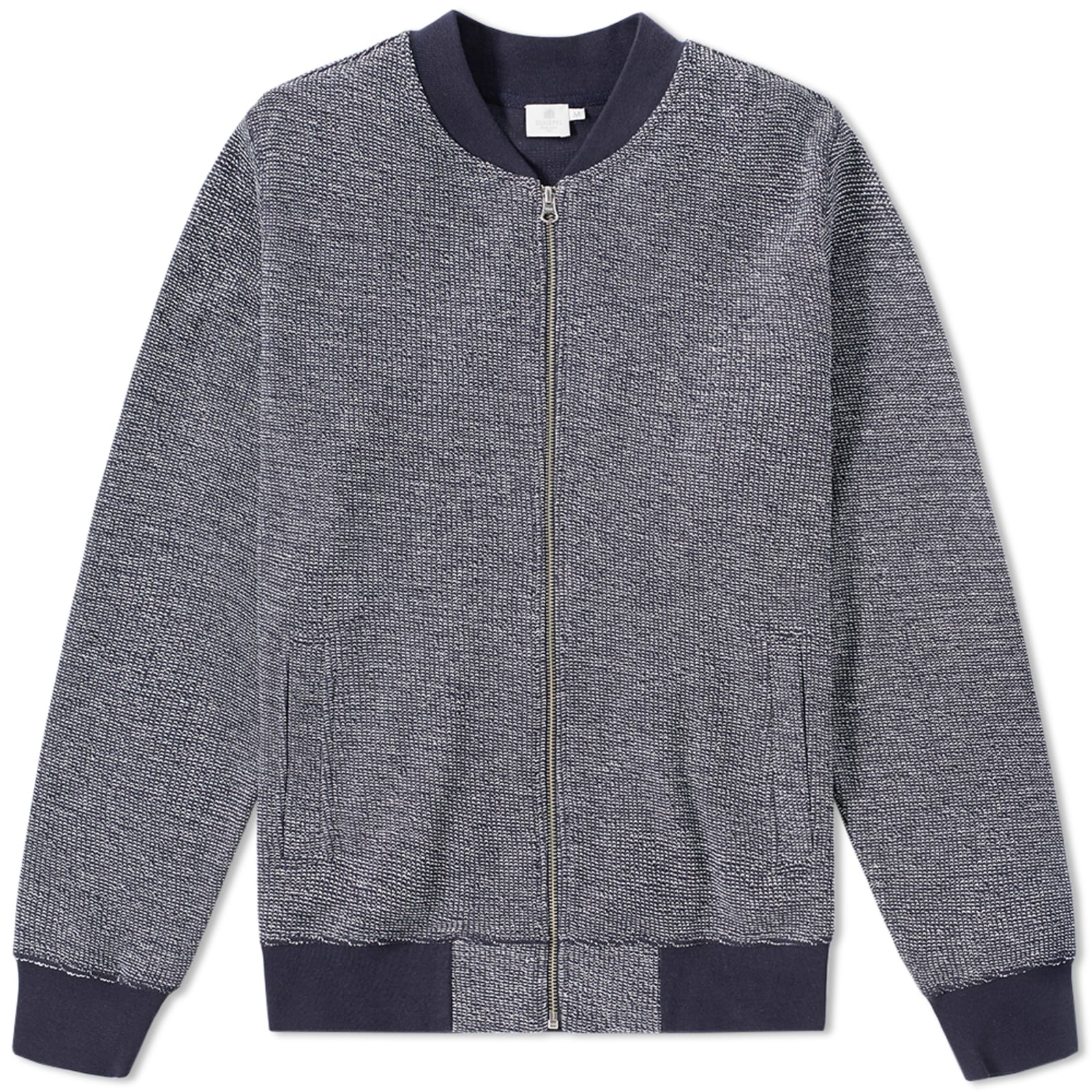 Sunspel Reverse Bomber Jacket Navy END.