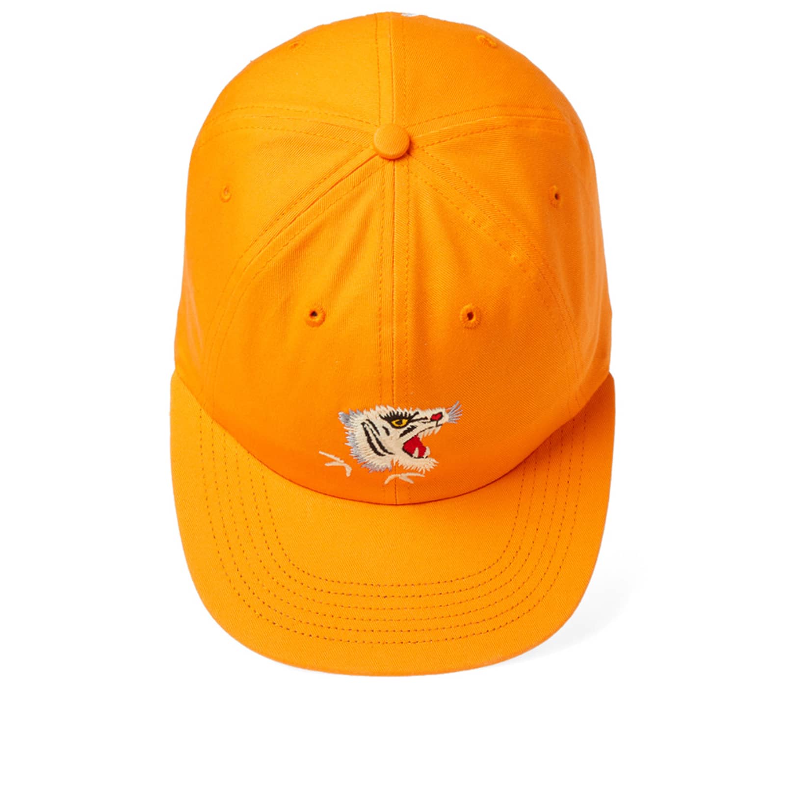 Maharishi White Tiger 6 Panel Cap Orange | END.