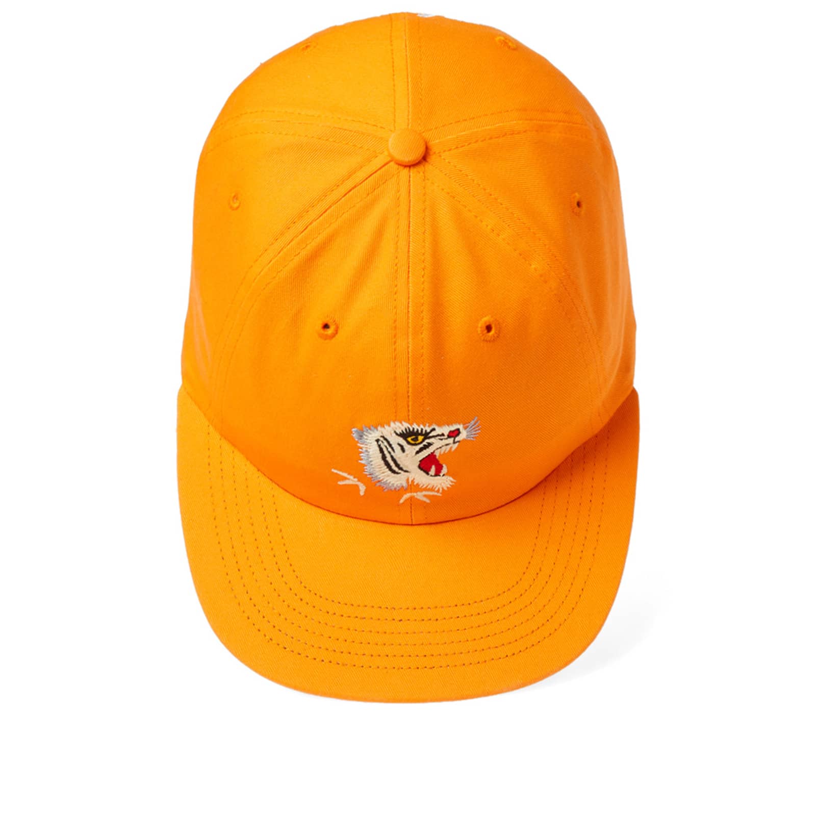 Maharishi White Tiger 6 Panel Cap - Orange