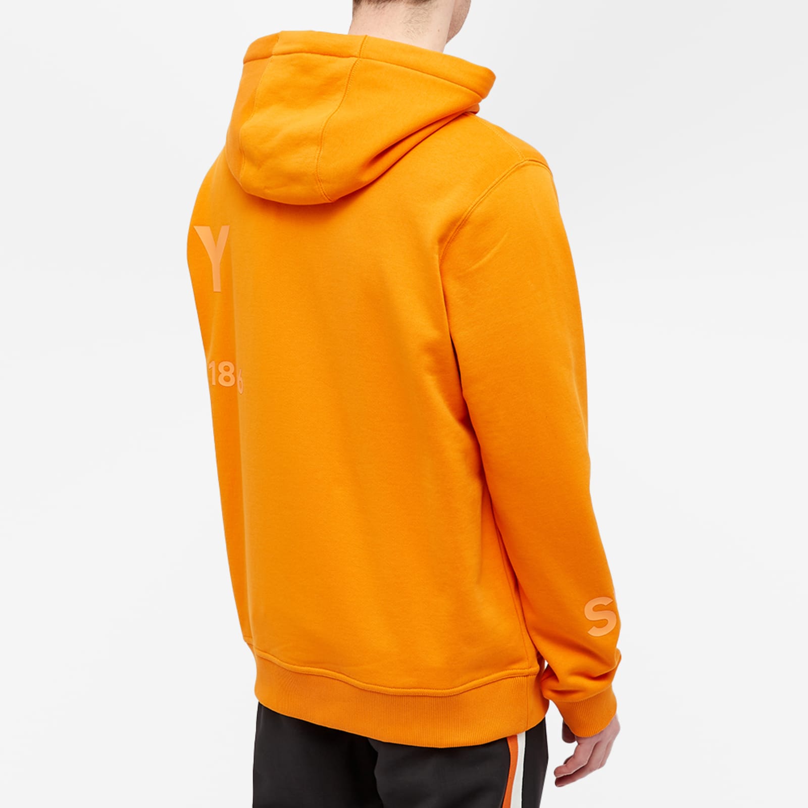 Burberry Address Logo Hoodie - Orange