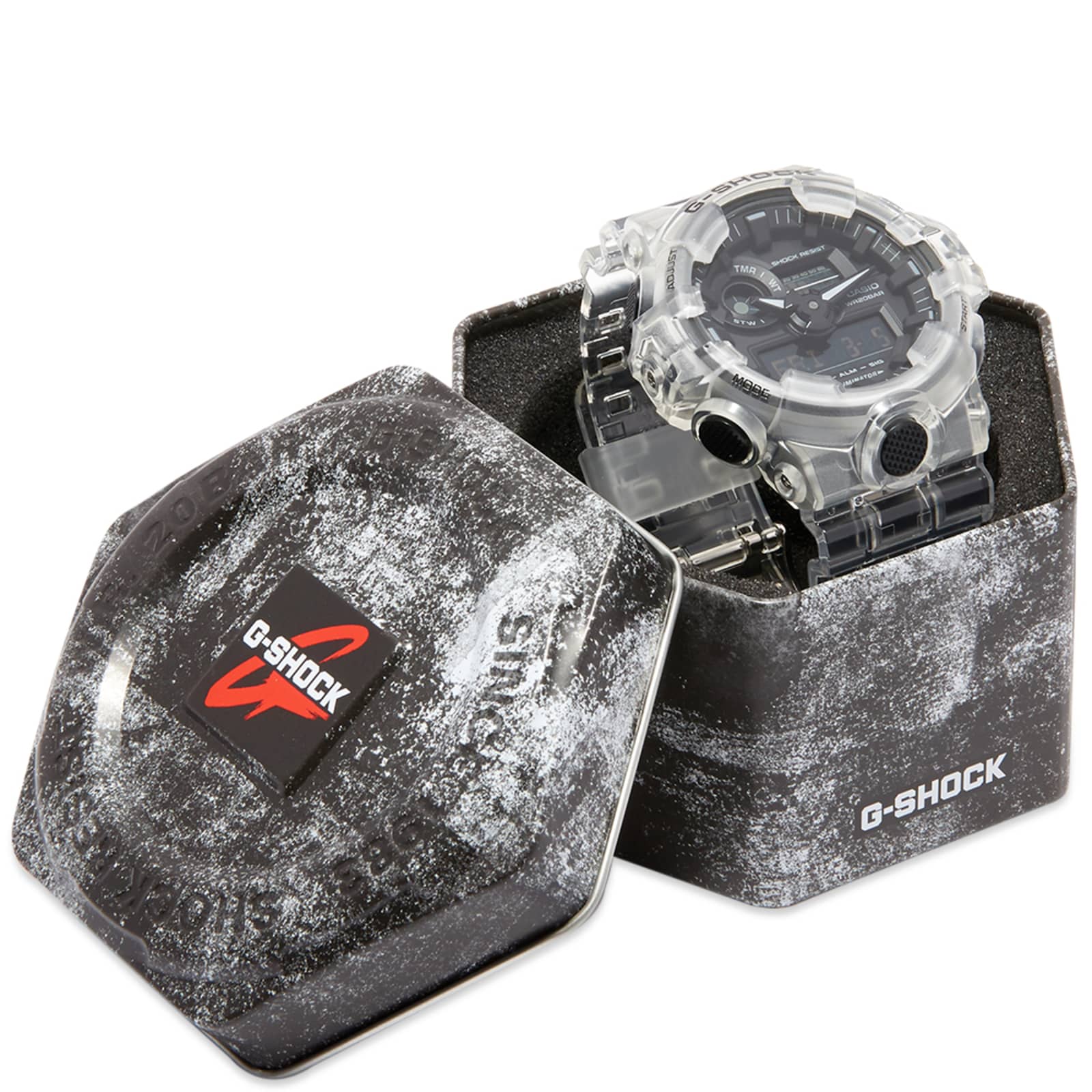 Casio G-Shock GA-700 Transparent Watch - Clear