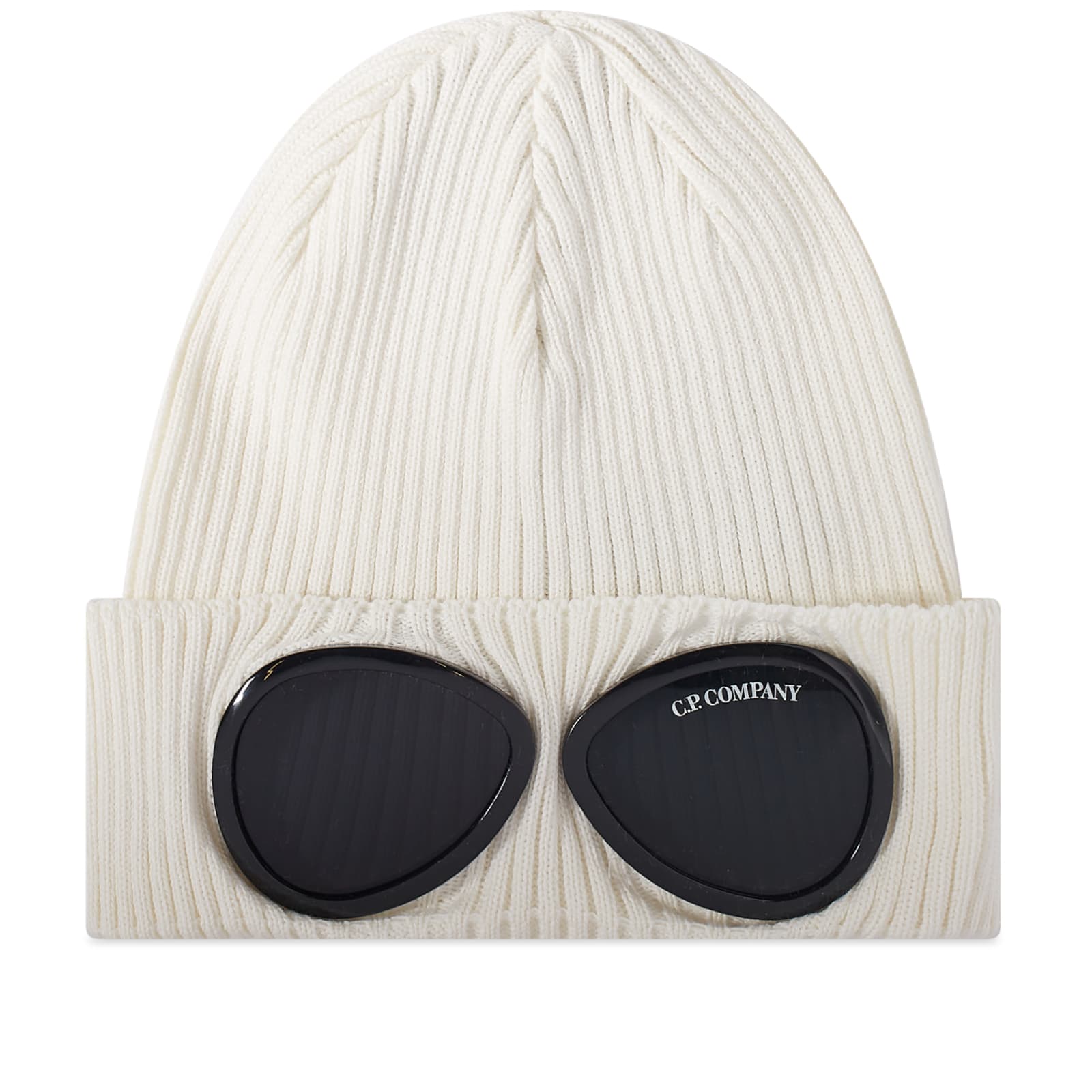 C.P. Company Goggle Beanie Gauze White END. (US)