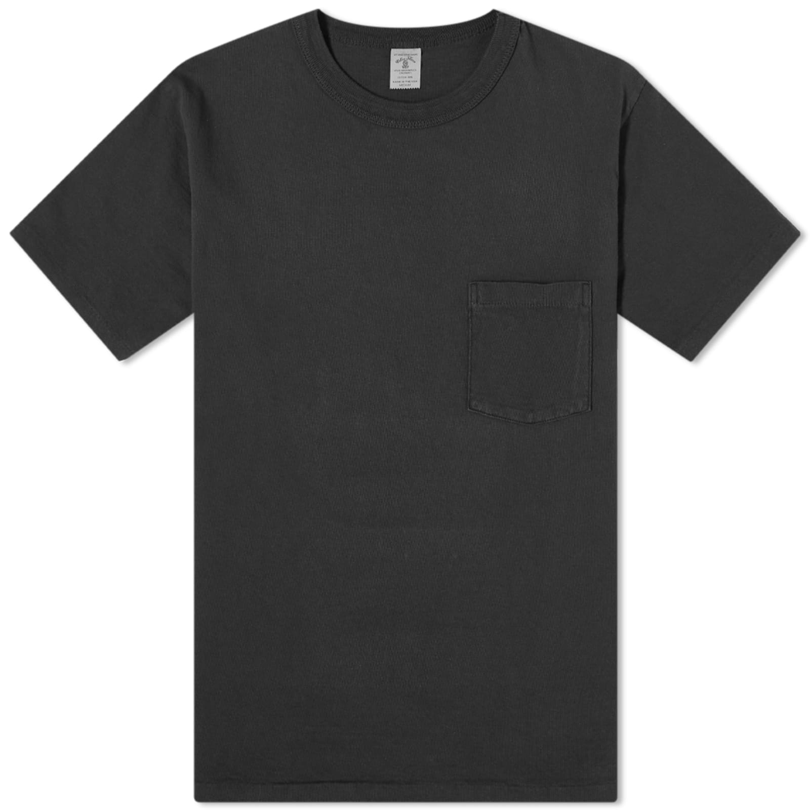 Velva Sheen Pigment Dyed Pocket TShirt Black END. (US)