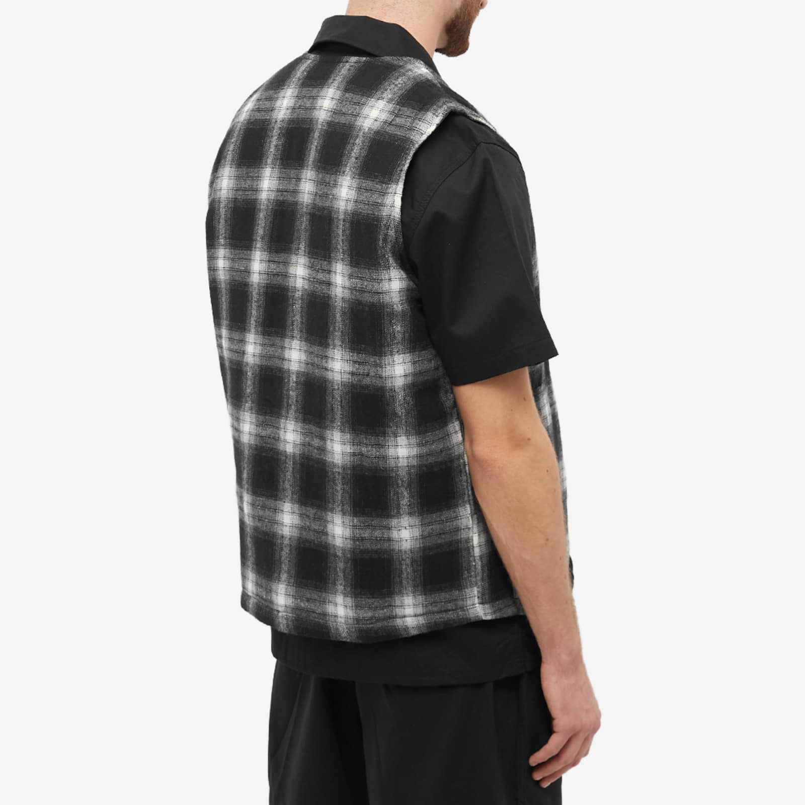 Butter Goods Shadow Plaid Reversible Vest Black & White END. (KR)