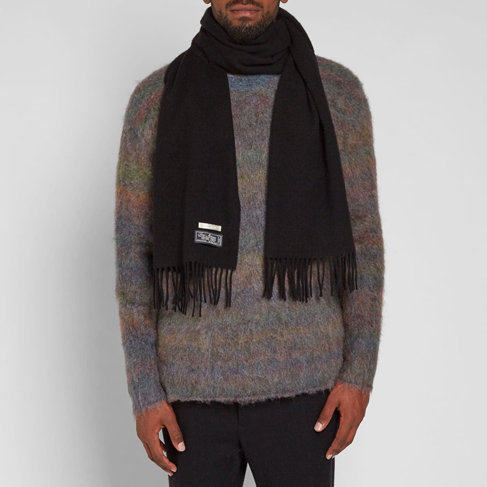 Our Legacy Scarf Black Merino Wool END.