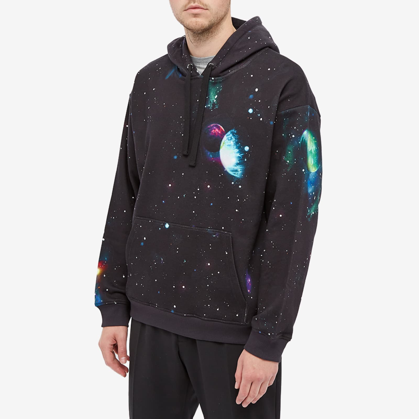 Galaxy print hoodie Clearance