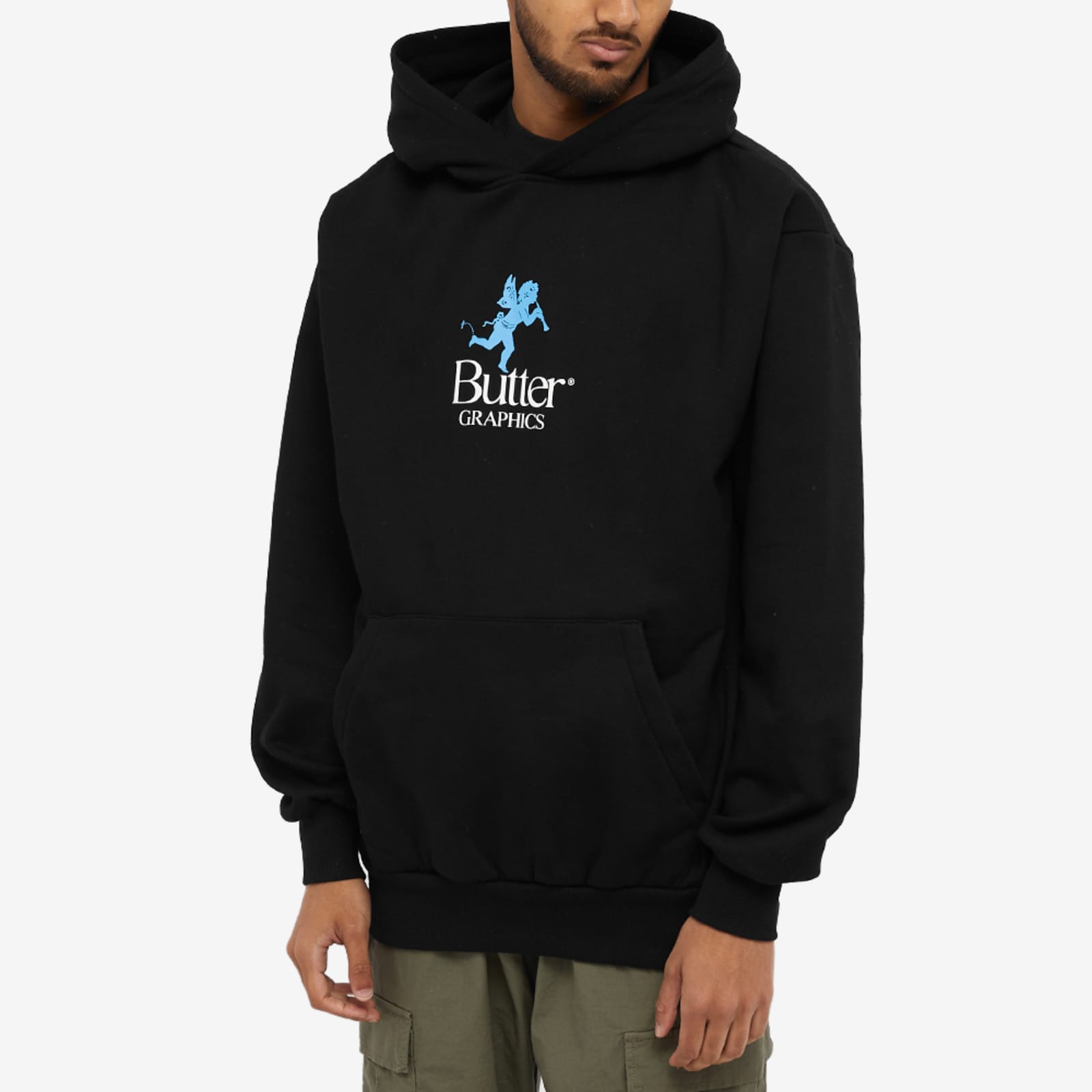 Butter Goods Pixie Logo Hoodie Black END.