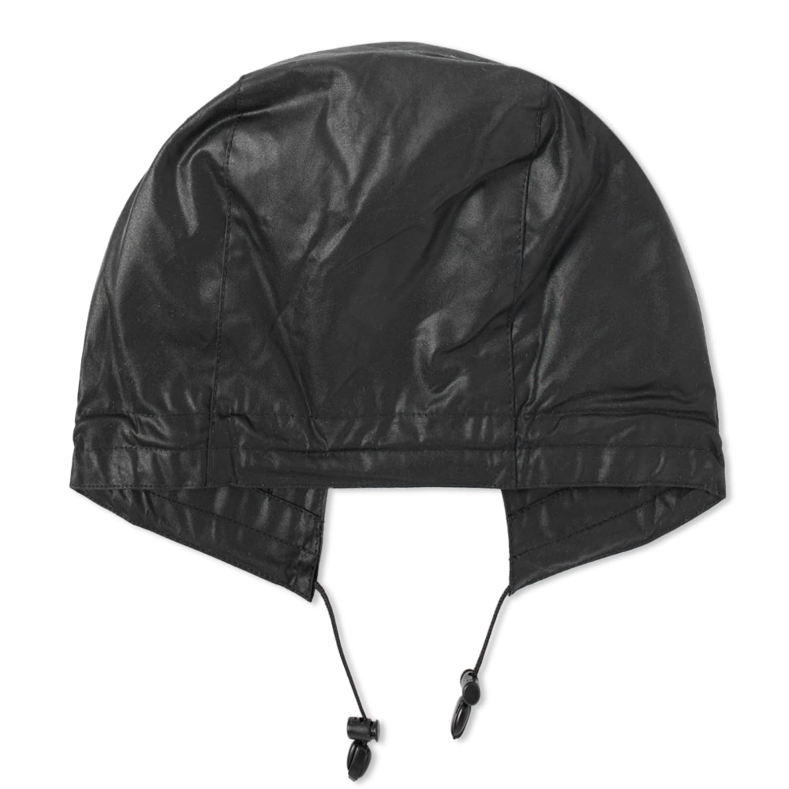 Barbour Waxed Cotton Plain Hood - Black