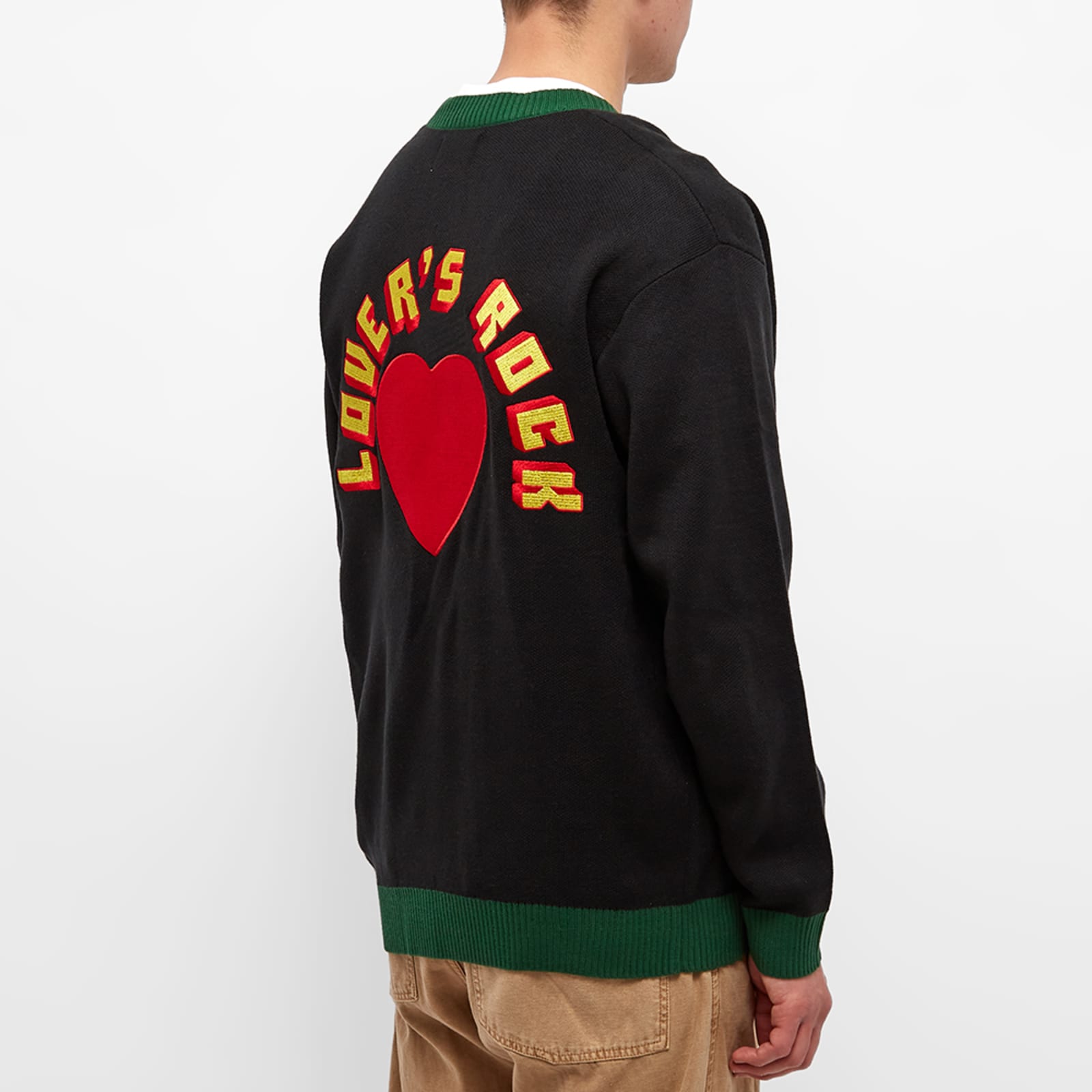 Butter Goods Lovers Rock Cardigan Black & Green END. (US)