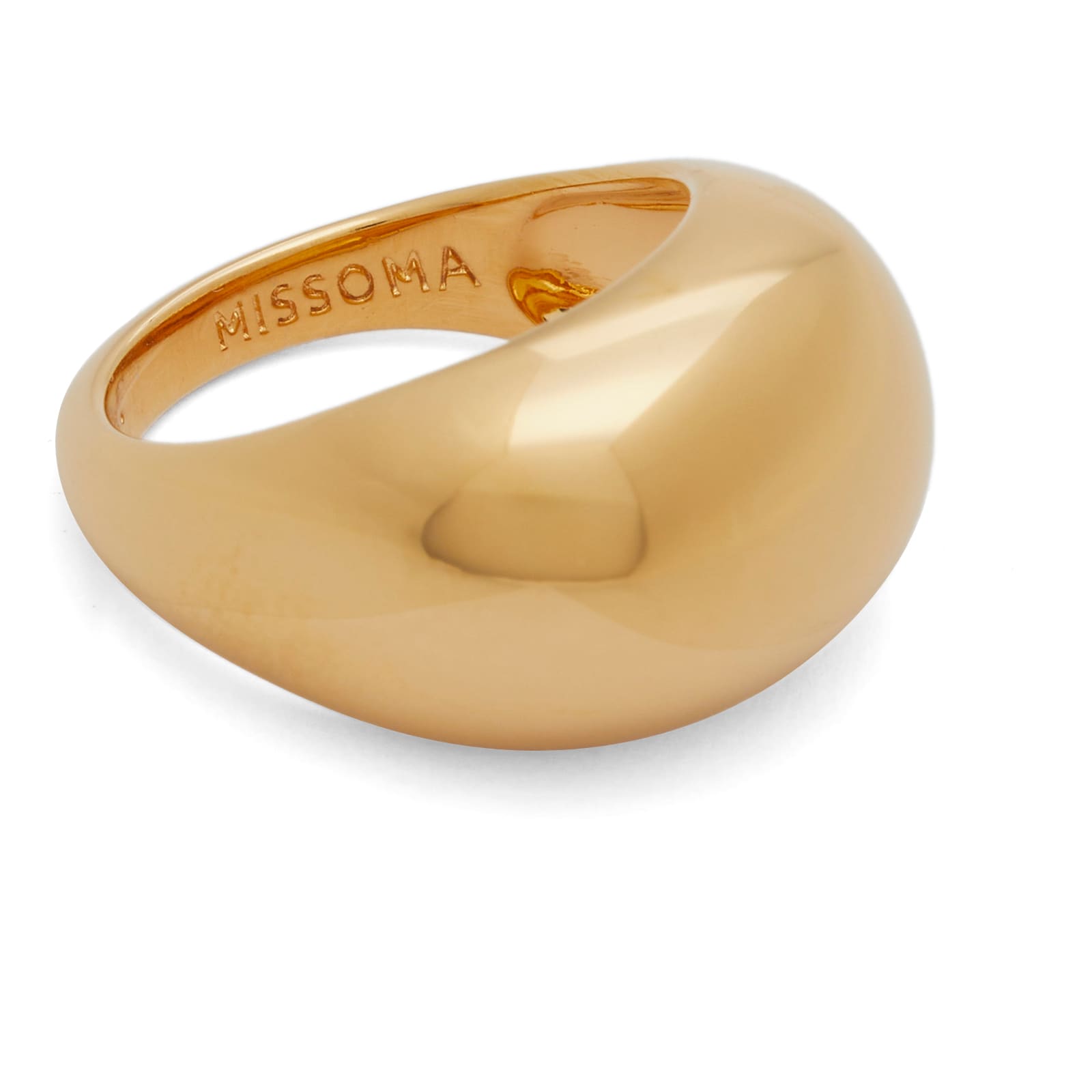 Missoma Chubby Dome Ring Gold END.