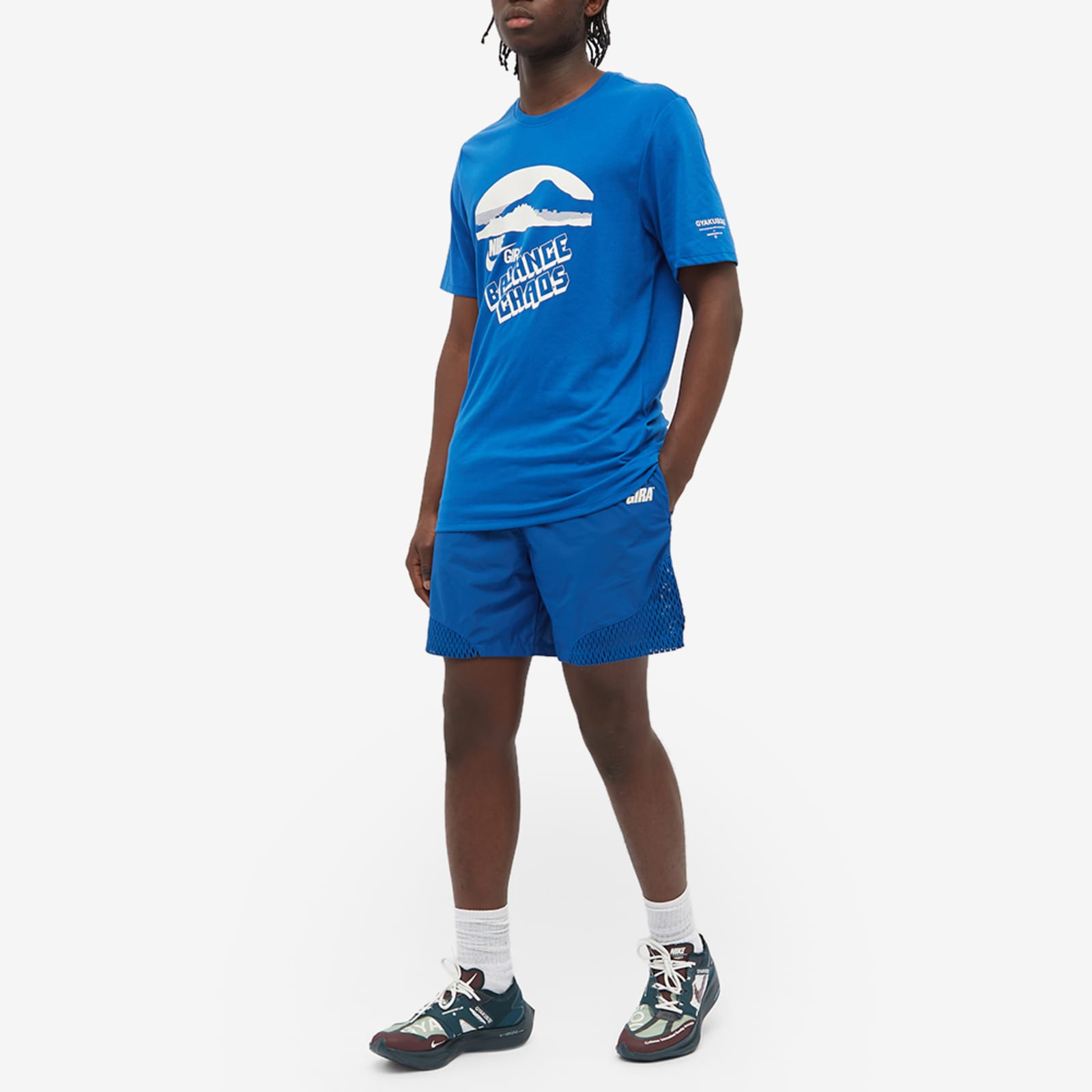 Nike x Gyakusou Graphic Tee Team Royal | END. (US)