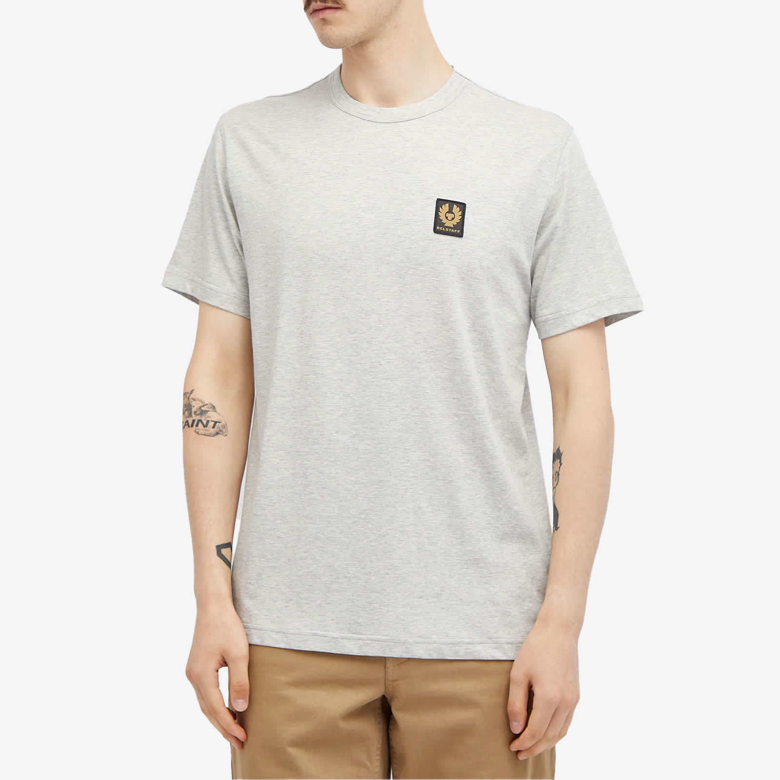 Belstaff Patch T-Shirt - Grey