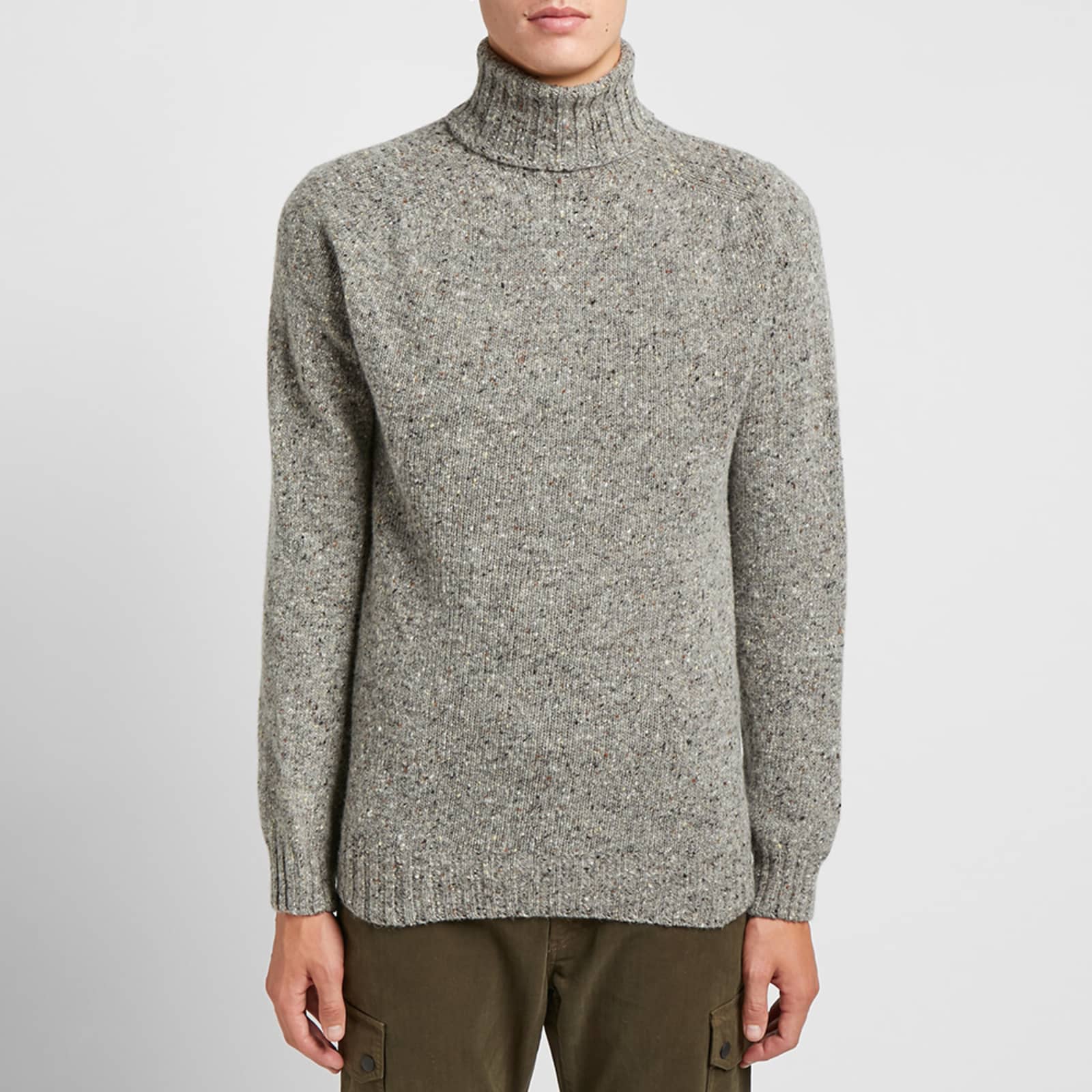 Howlin' Moonchild Roll Neck Knit - Grey