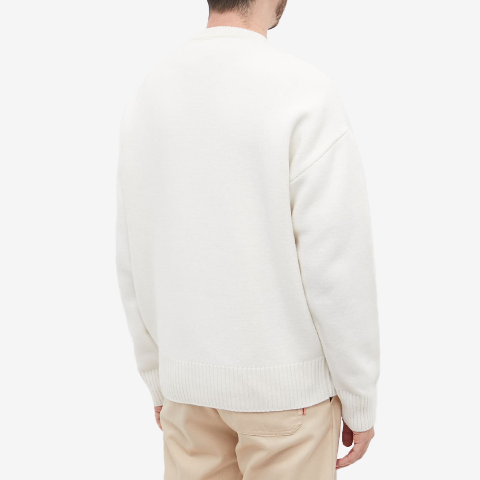 AMI Large A Heart Crew Knit