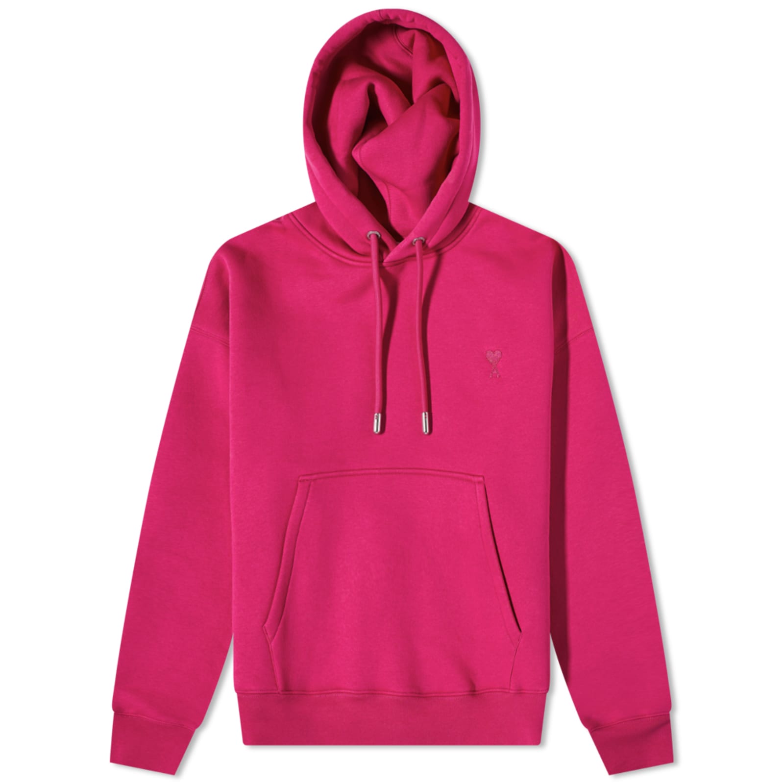 AMI Tonal Heart Hoodie Fuchsia | END. (CN)