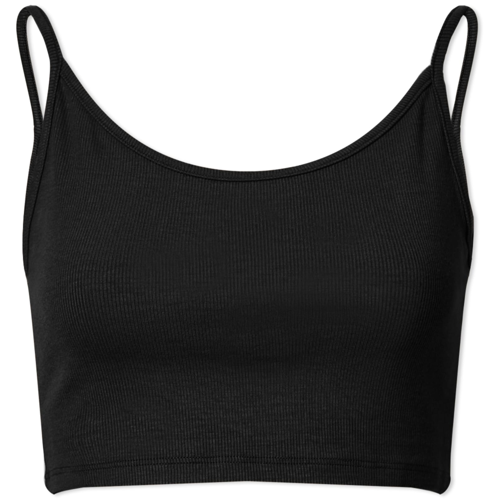 Joah Brown Low Back Cami Crop Top Black END.