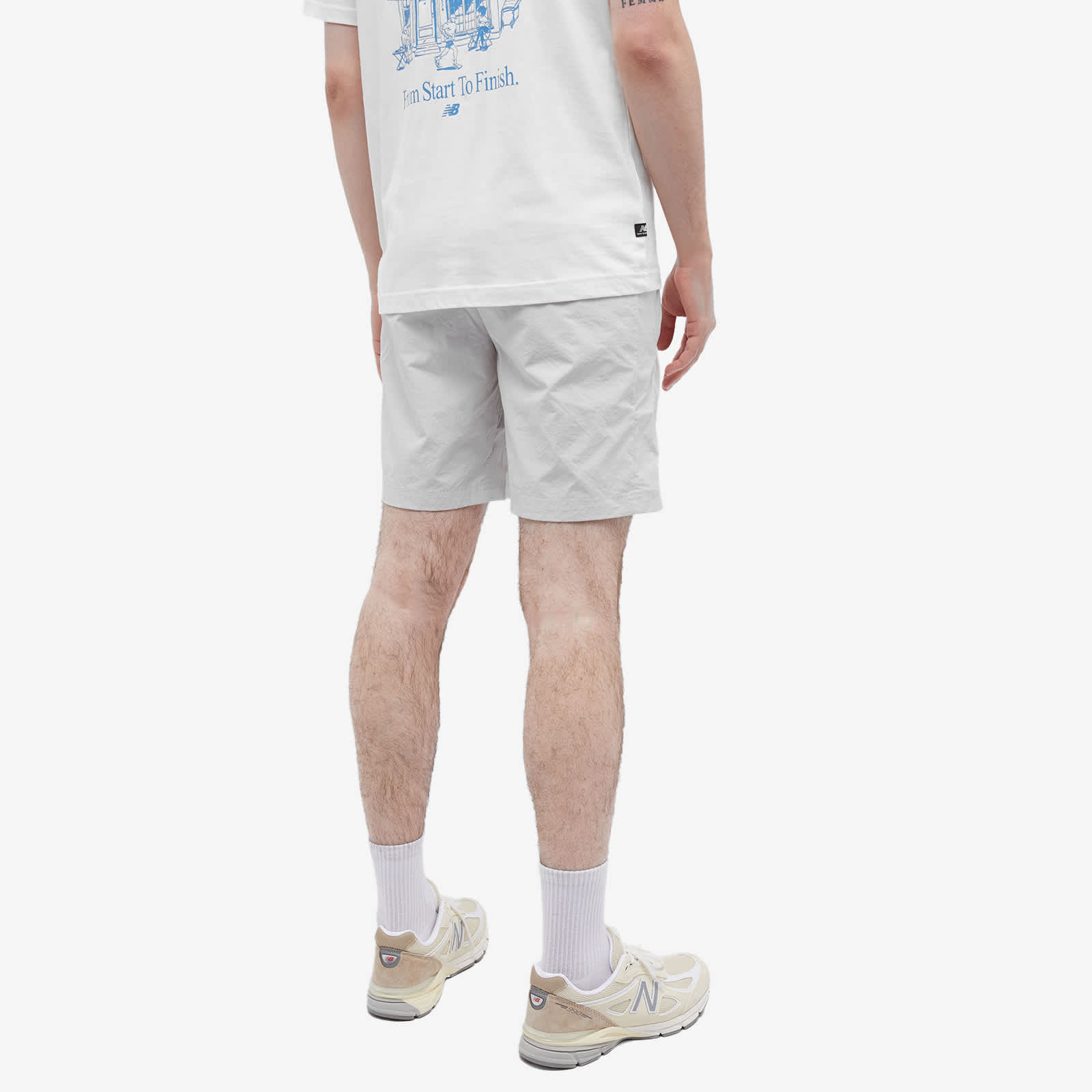 New Balance Athletics Remastered Woven Shorts Grey Matter END. (HK)