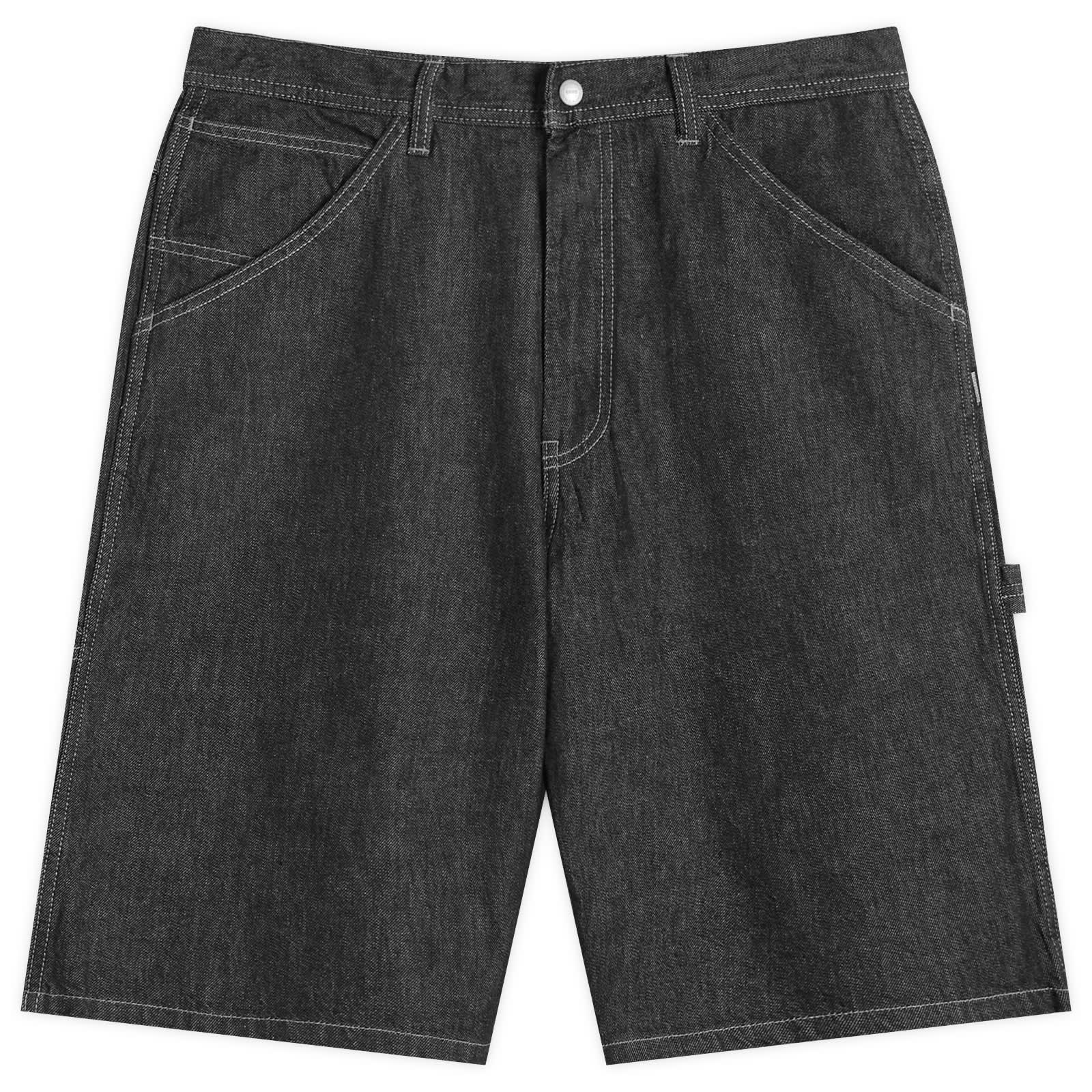 Neighborhood Denim Painter Shorts - Black