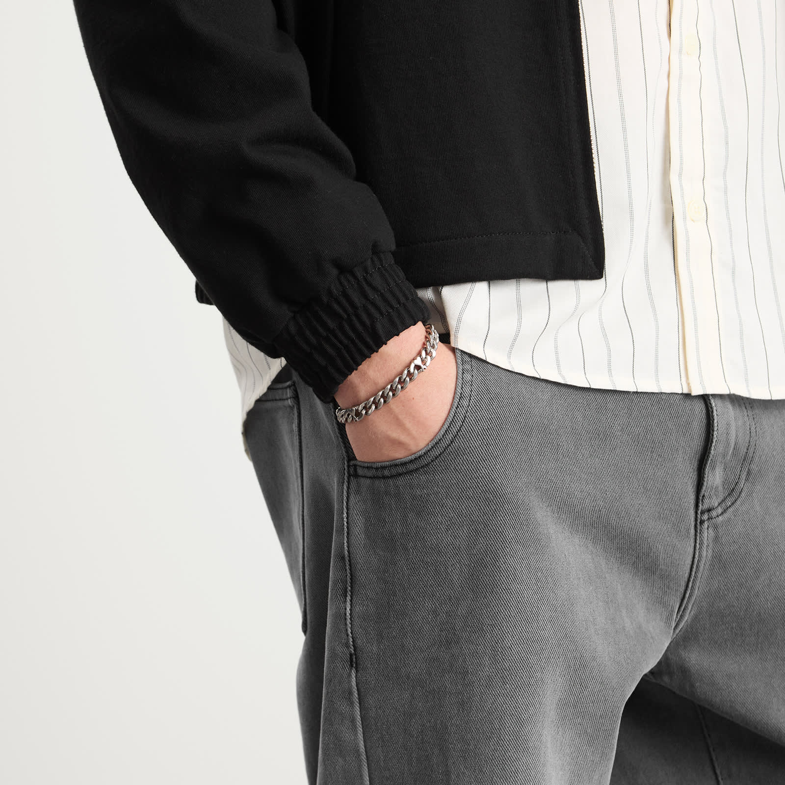 AMI Paris Brass Bracelet - Argent