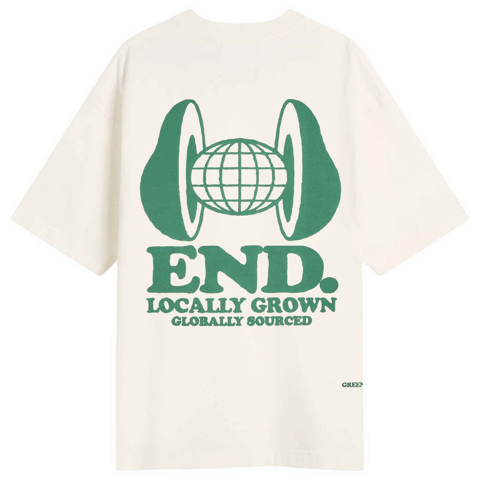 END. Locally Grown T-Shirt - Ecru