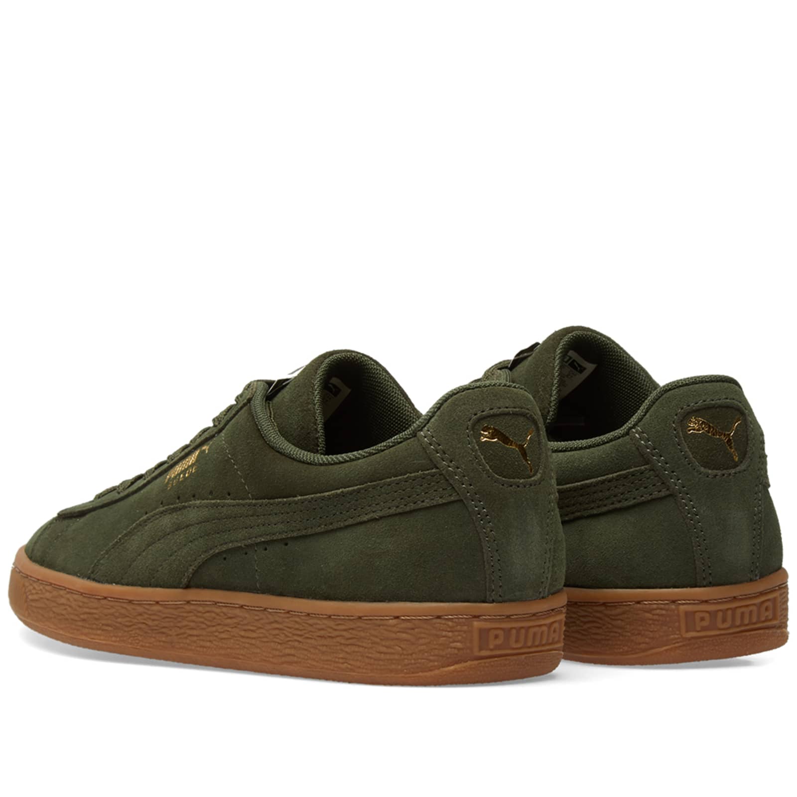 puma suede gum sole