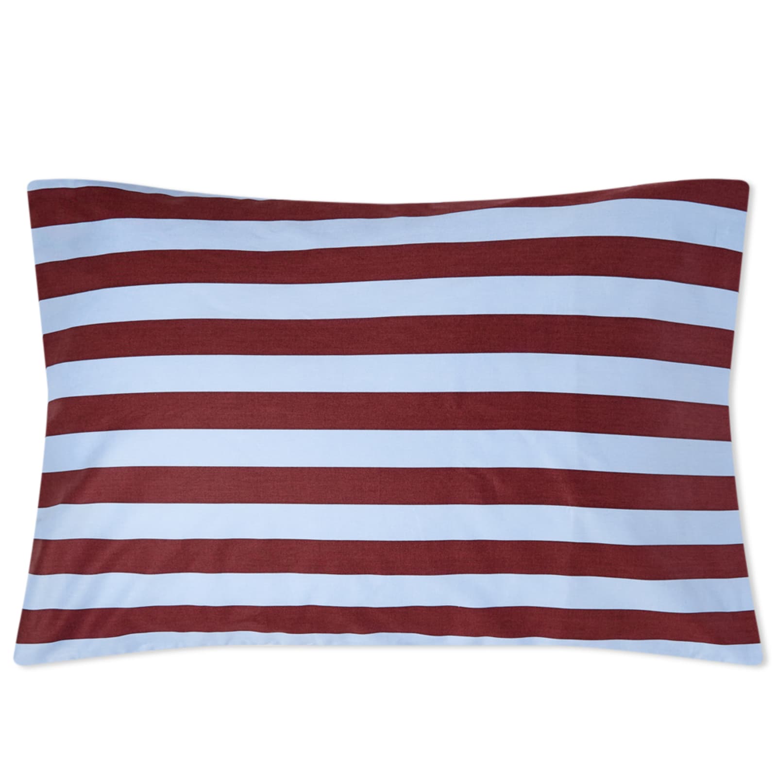 HAY Été Pillow Case - Bordeaux And Sky Blue