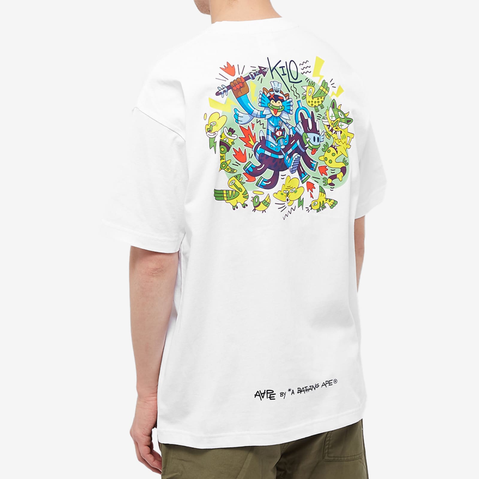 AAPE x Jumping Lomo Kilo T-Shirt - White