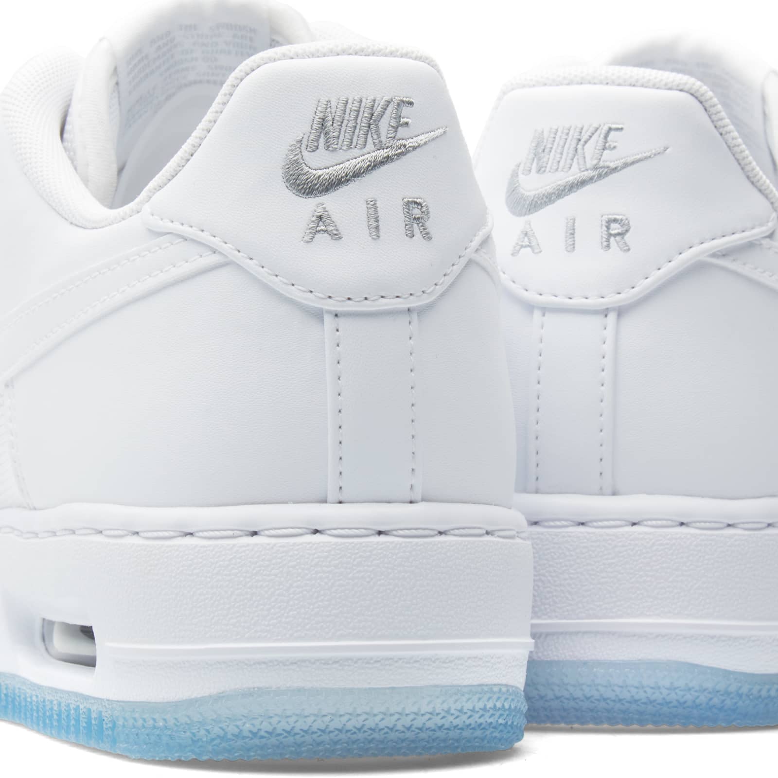 air force 1 white metallic silver