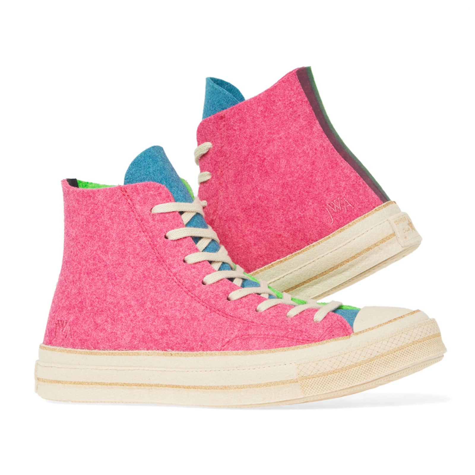 Converse X JW Anderson Felt Chuck Taylor 70's Hi Fuchsia Purple