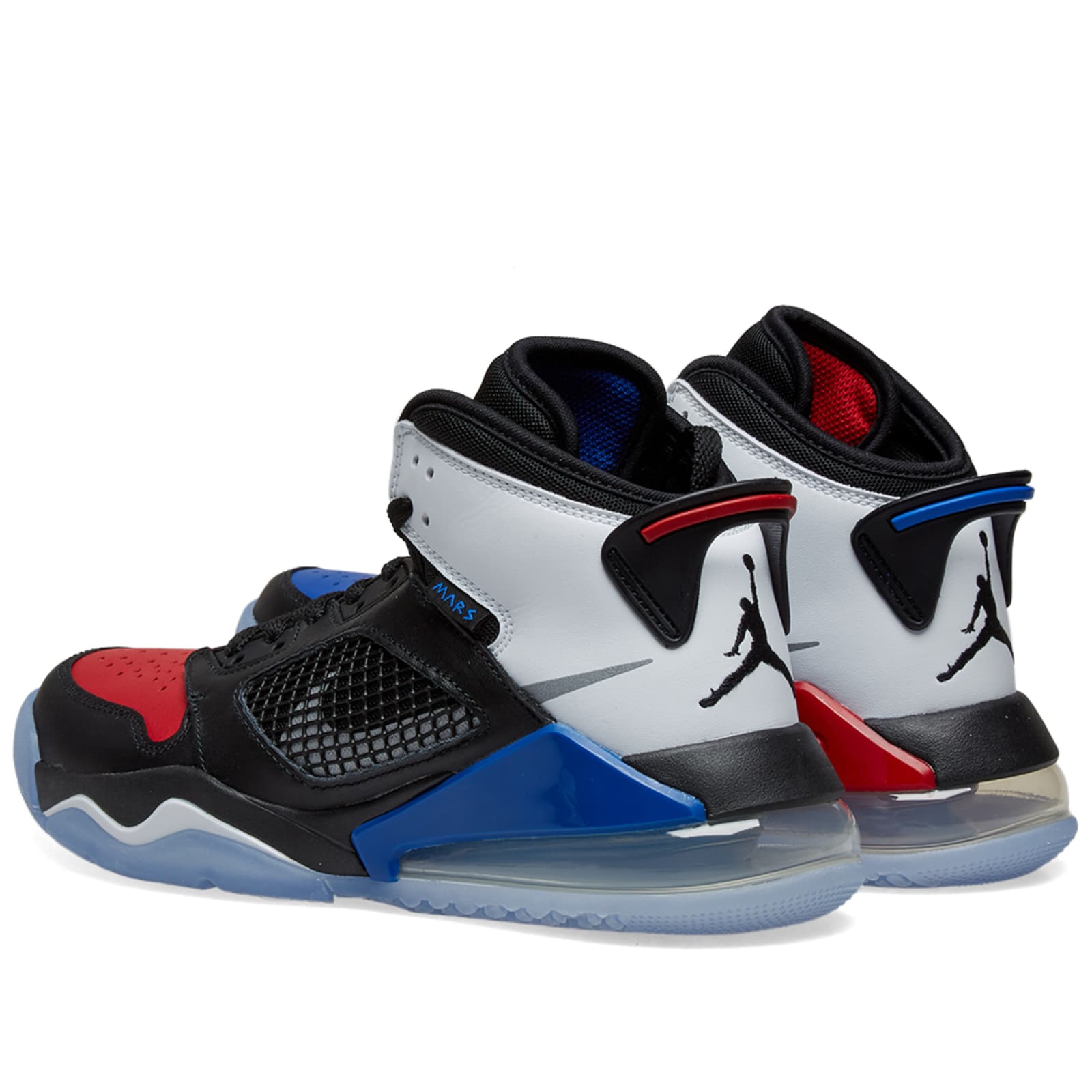 Air Jordan Mars 270 GS Black, Silver & Gym Red END. (US)