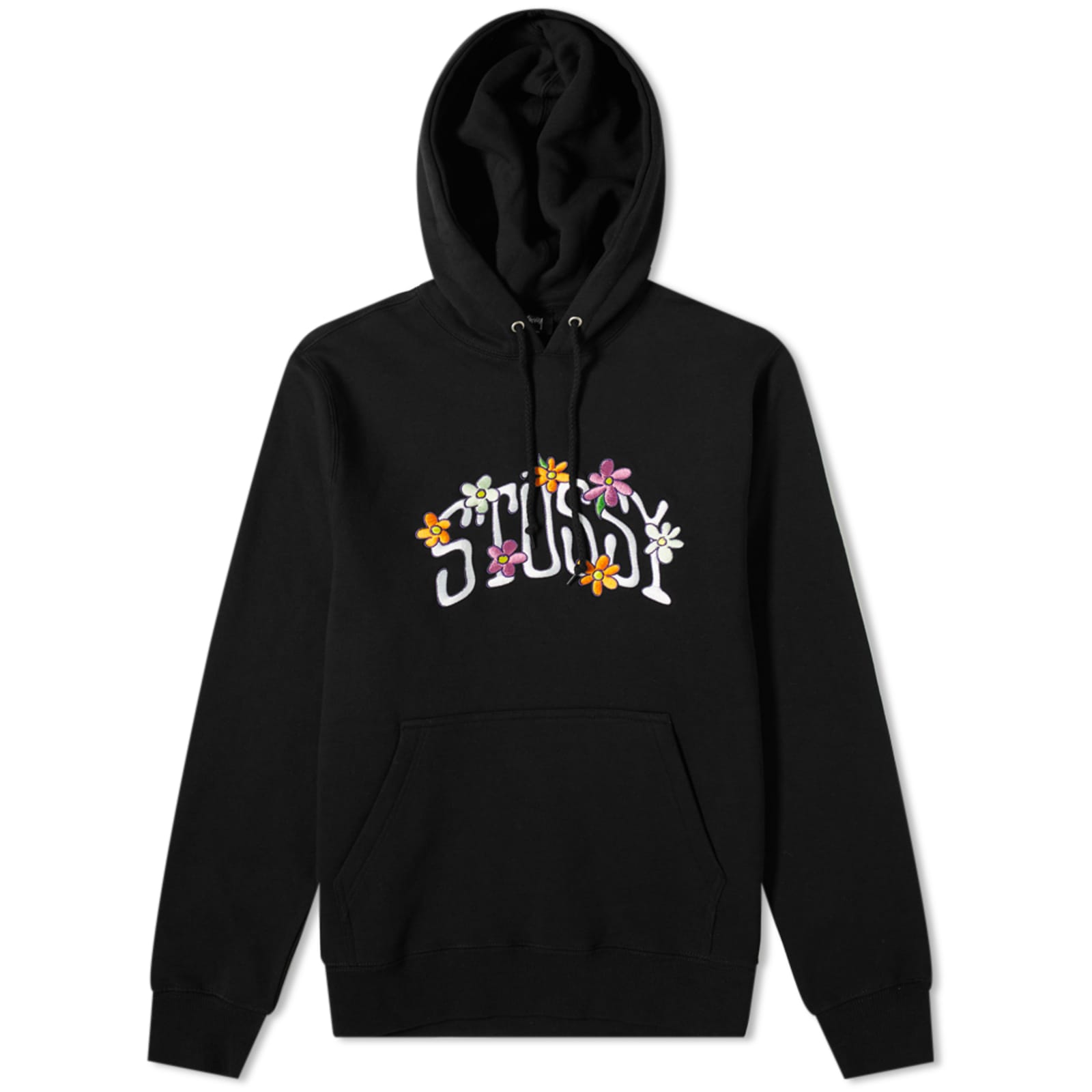 Collegiate floral hoodie stussy clearance