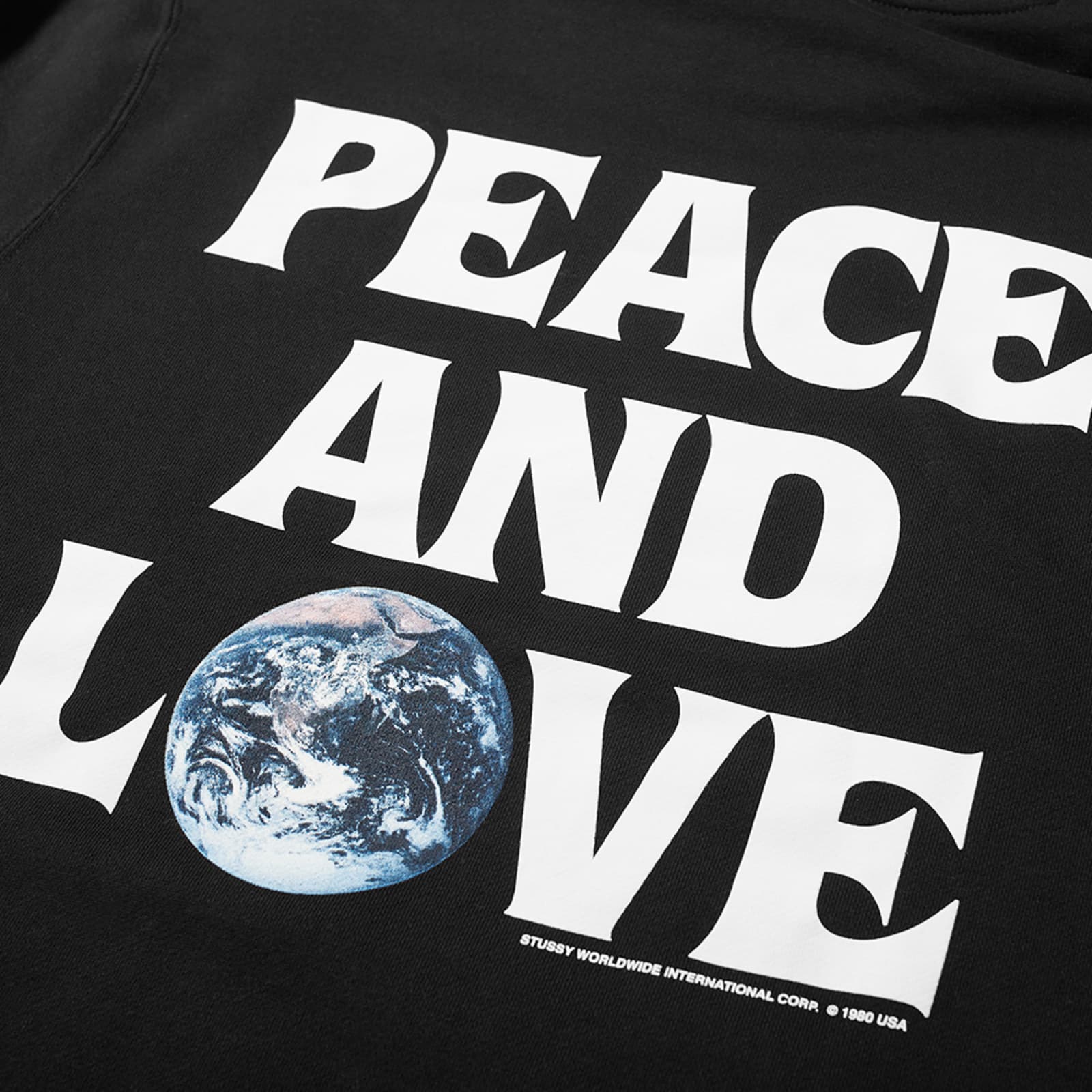 Stussy love and peace hoodie Outlet