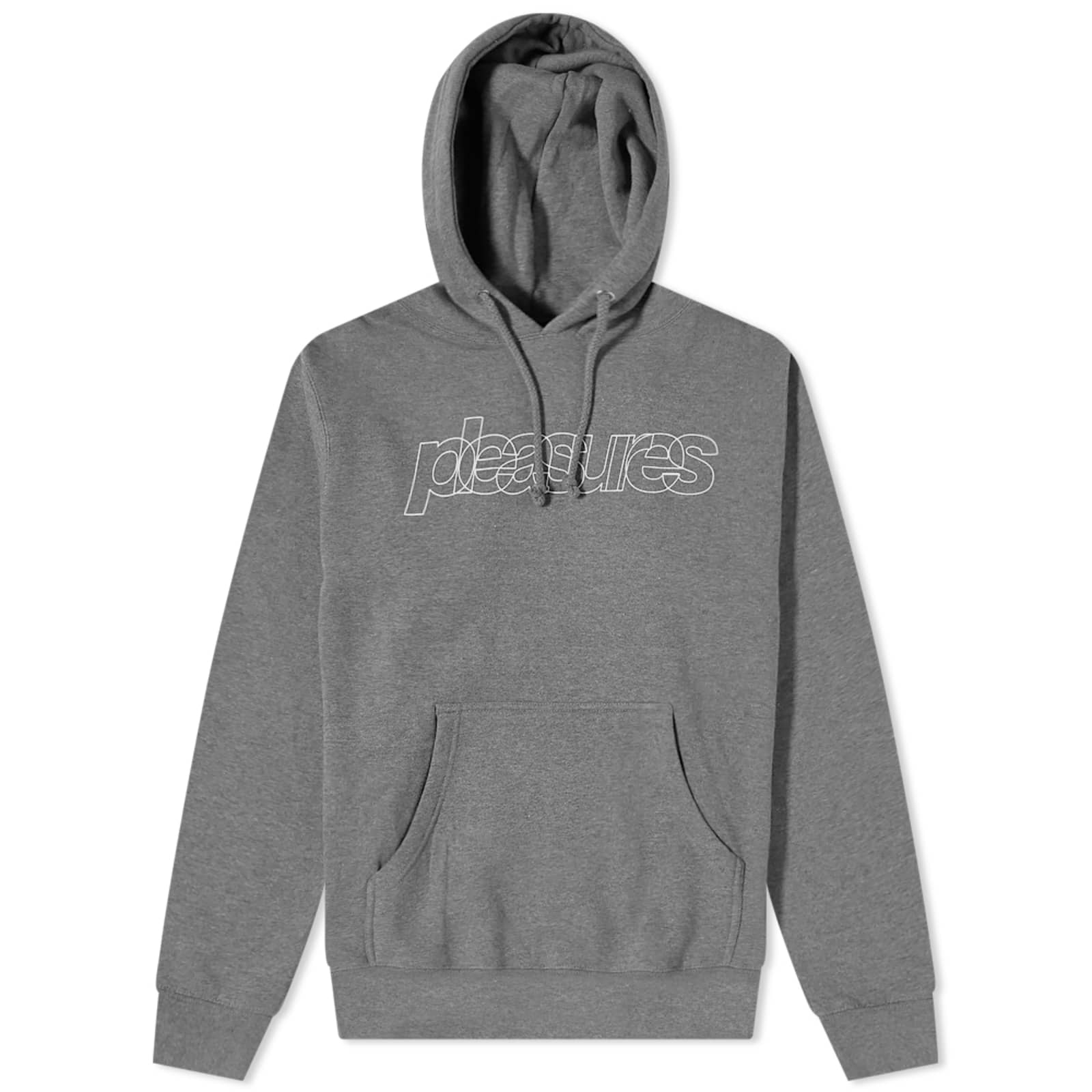 PLEASURES Popover Flight Hoodie - Gunmetal Grey