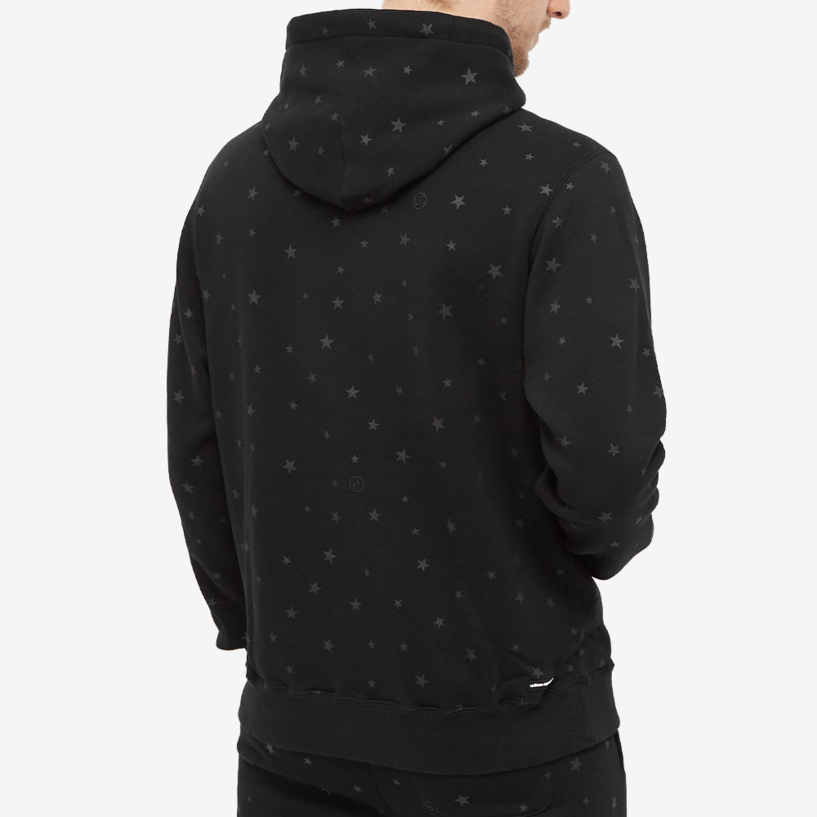 Uniform Experiment Star Popover Hoodie - Black