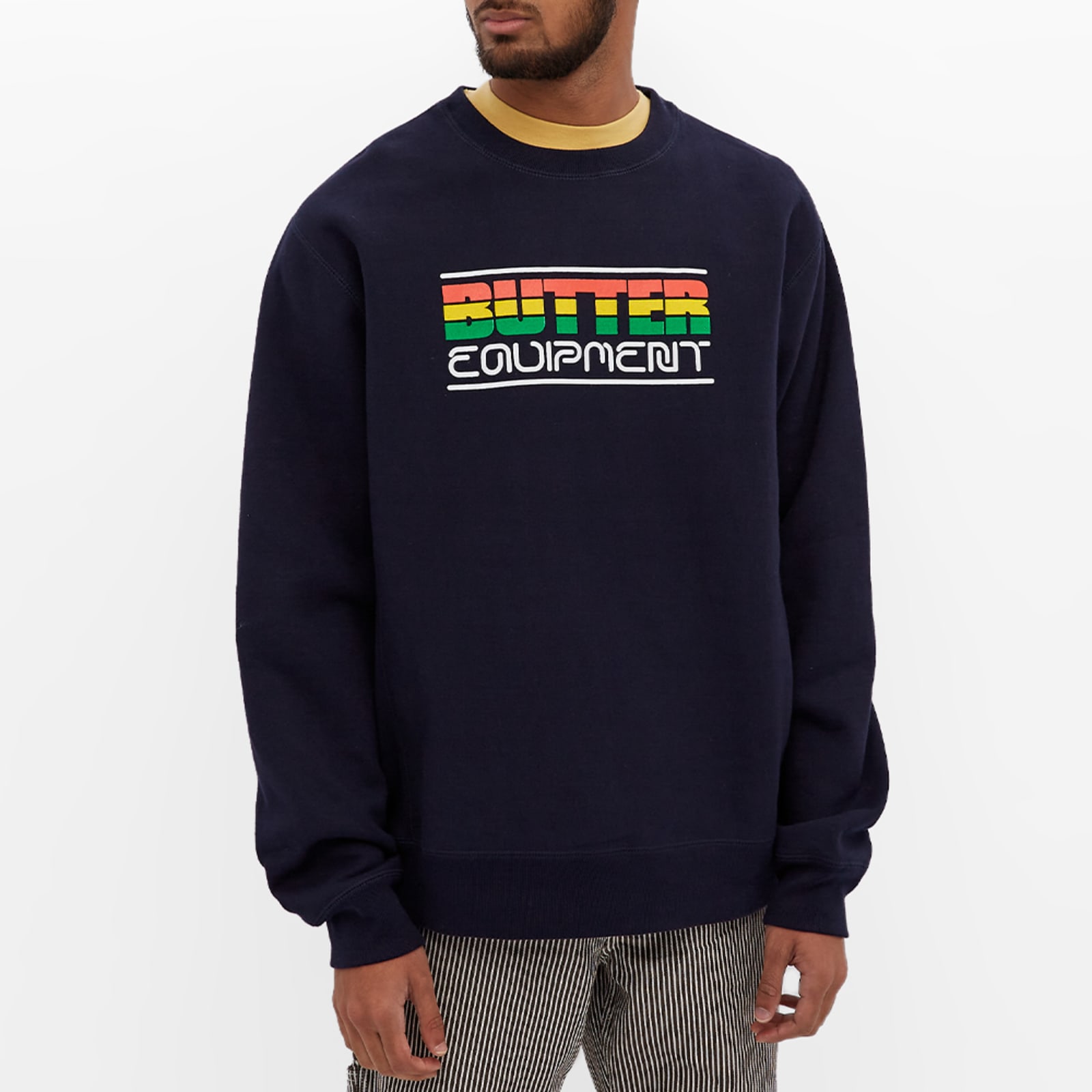 Butter Goods Downwind Crew Sweat Navy END.