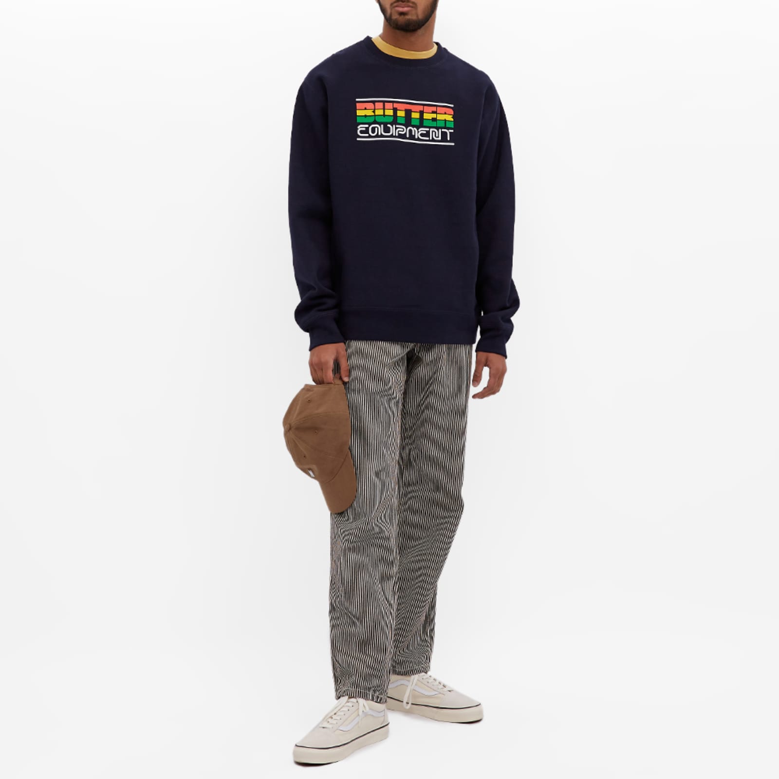 Butter Goods Downwind Crew Sweat Navy END.