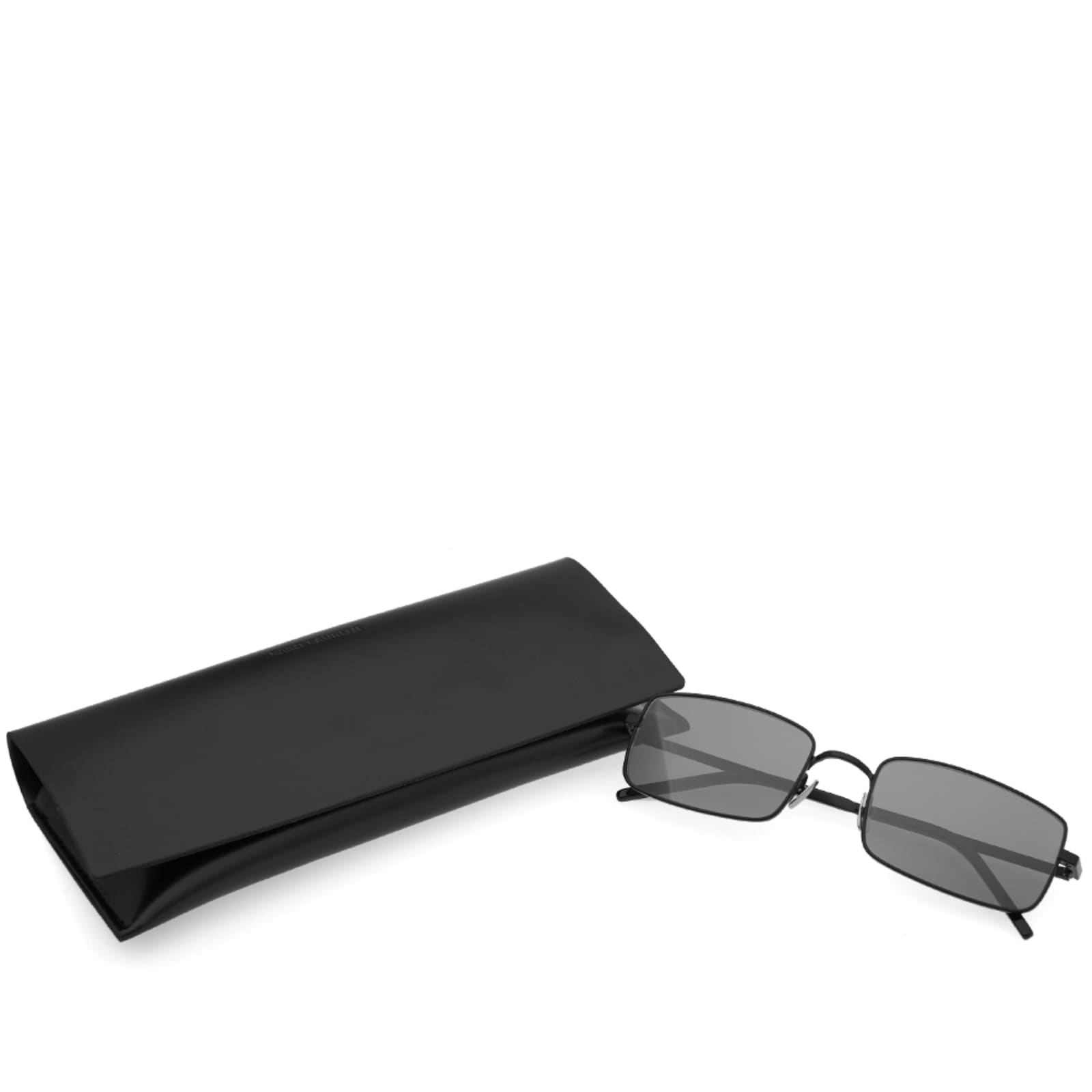 Saint Laurent SL 252 Sunglasses - Black & Silver