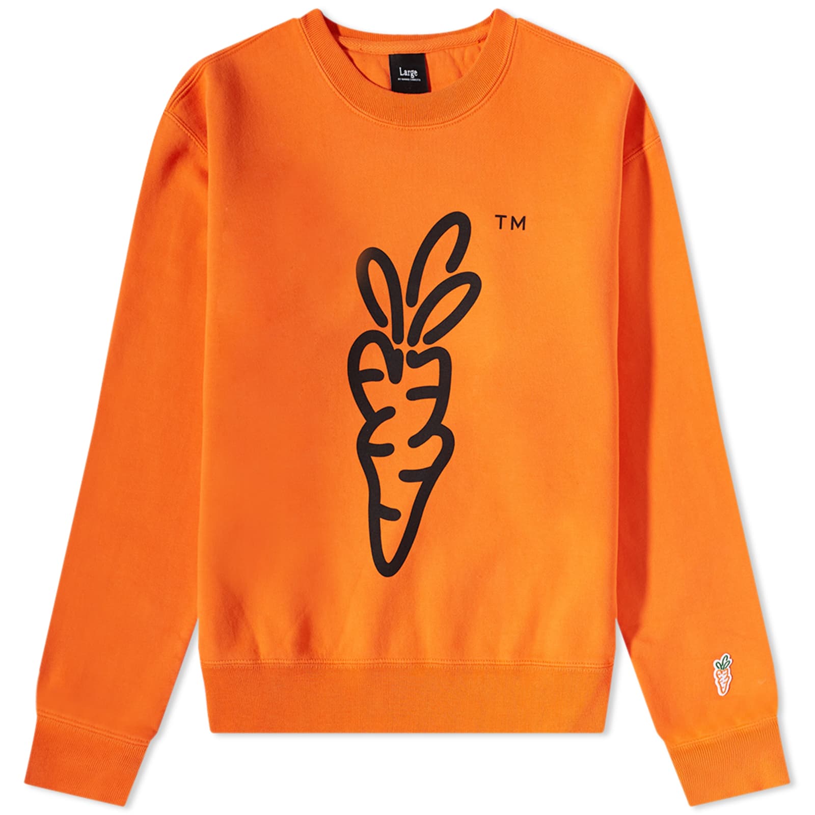 Carrots by Anwar Carrots Signature Carrot Crew Sweat Orange END.